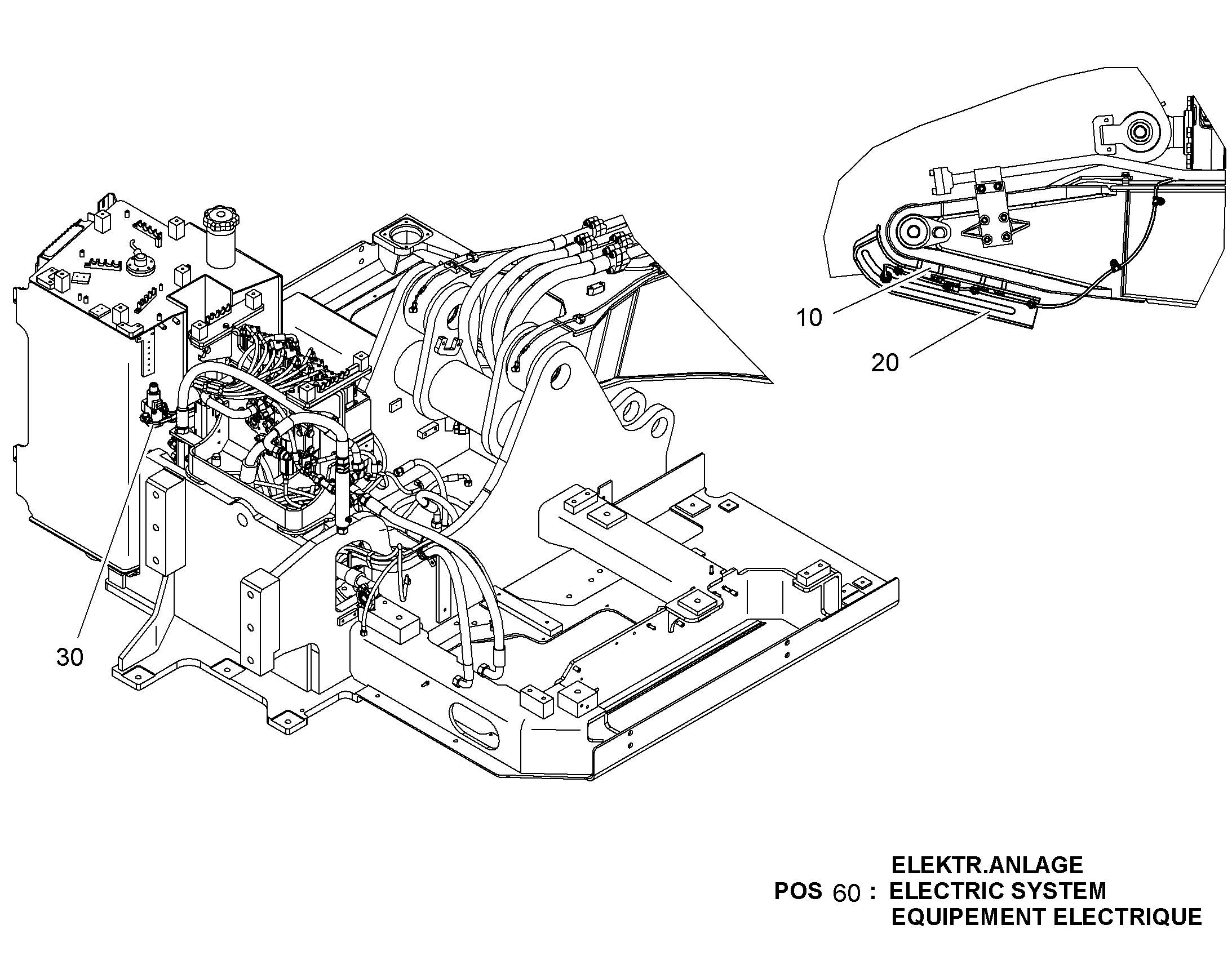 МОНТАЖНЫЕ ЧАСТИ ШАССИ 10373128 LIEBHERR