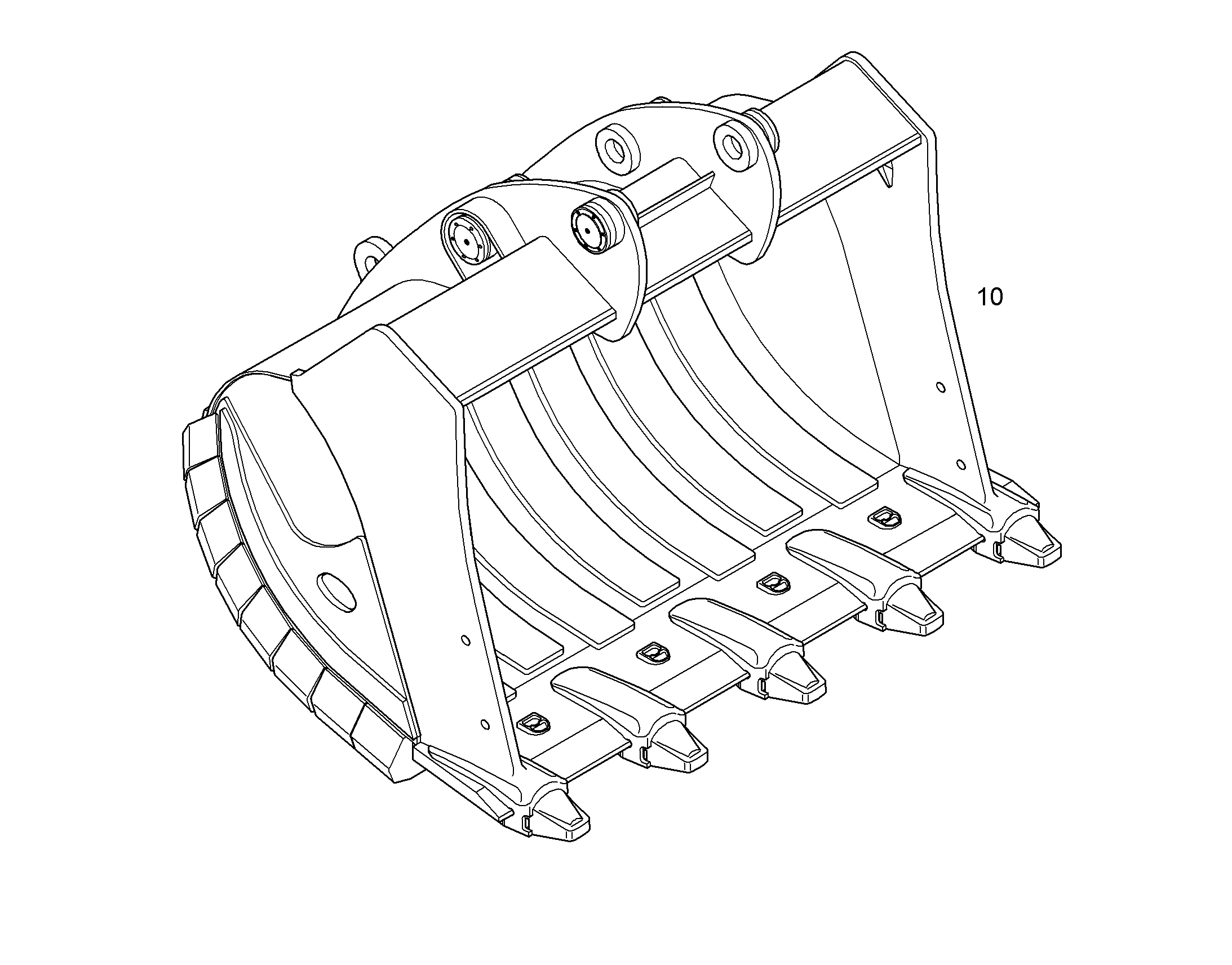 ЛОПАТА ОБРАТНАЯ HDV-L 10390209 LIEBHERR
