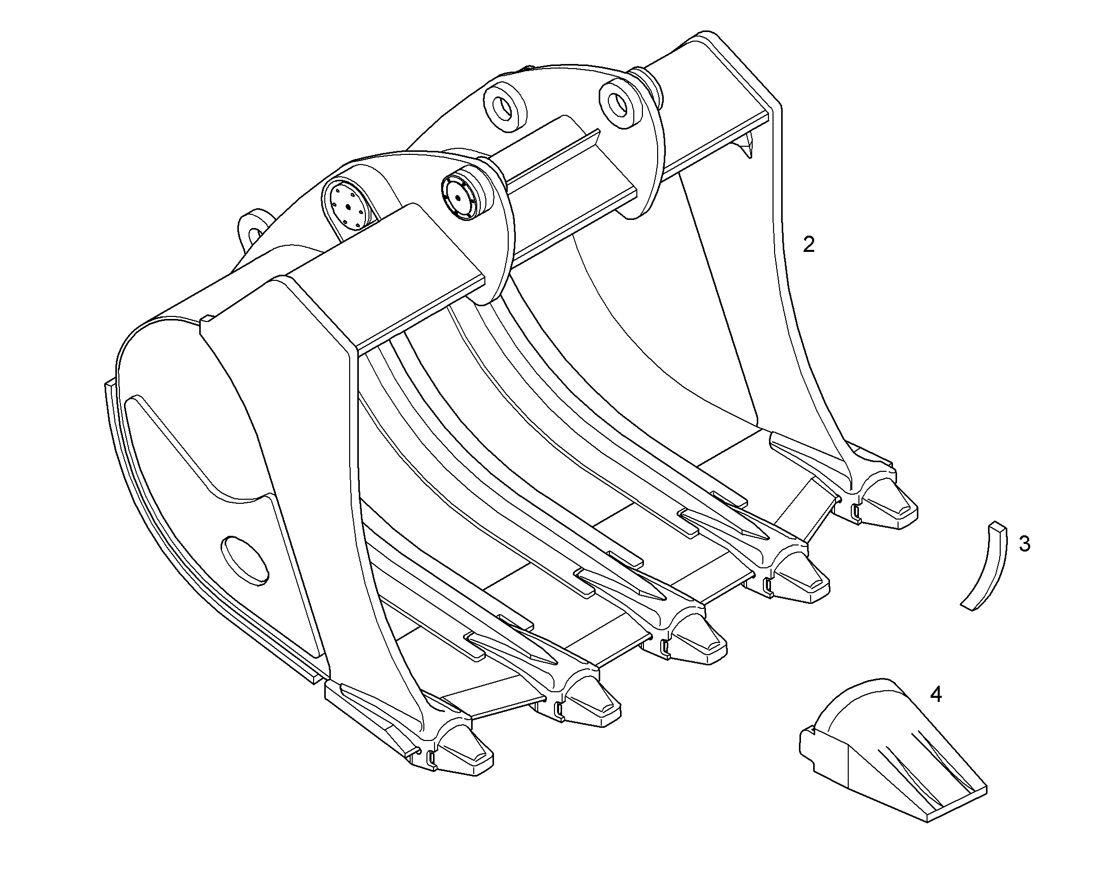 ЛОПАТА ОБРАТНАЯ HD 10378000 LIEBHERR