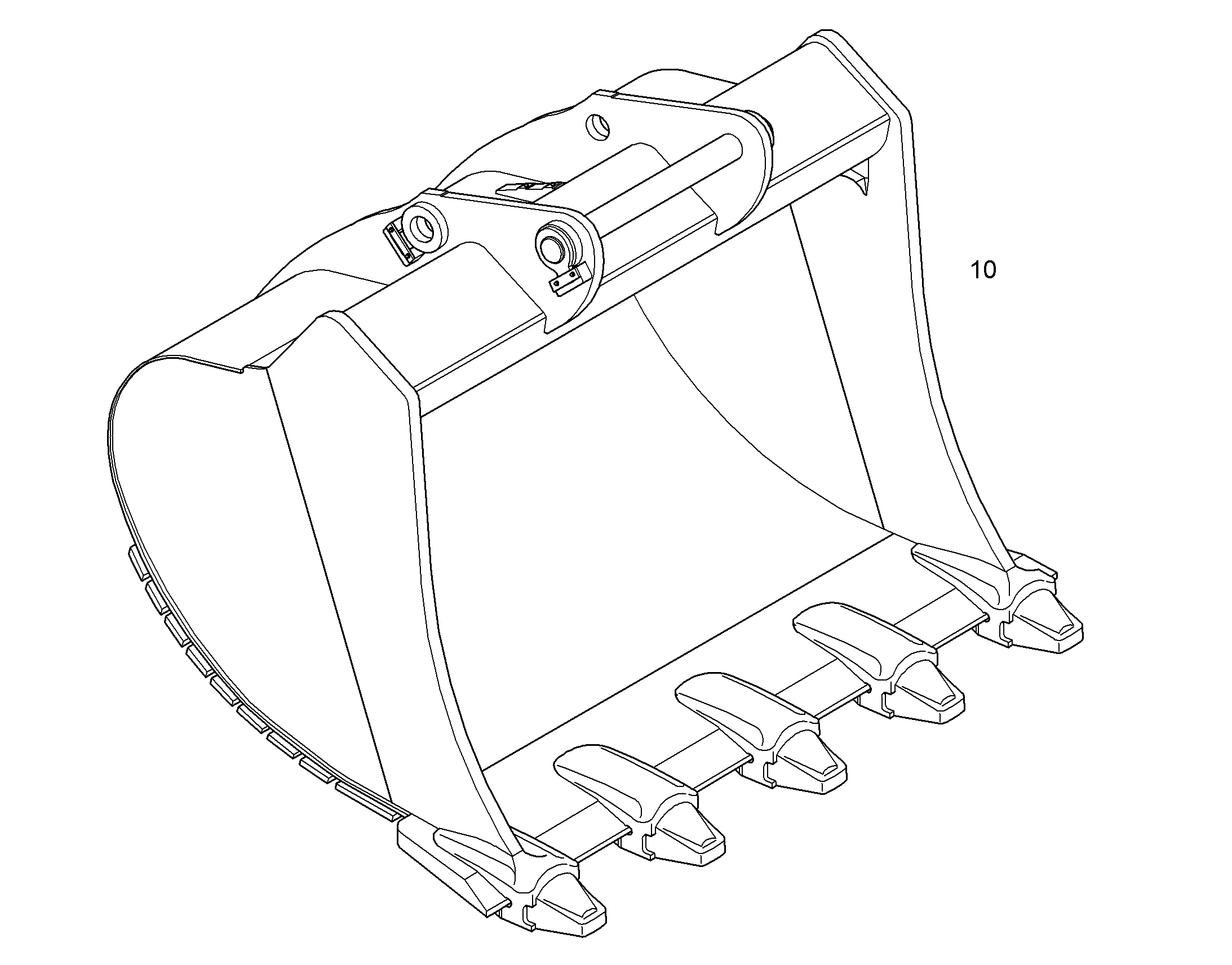 ЛОПАТА ОБРАТНАЯ 10378043 LIEBHERR