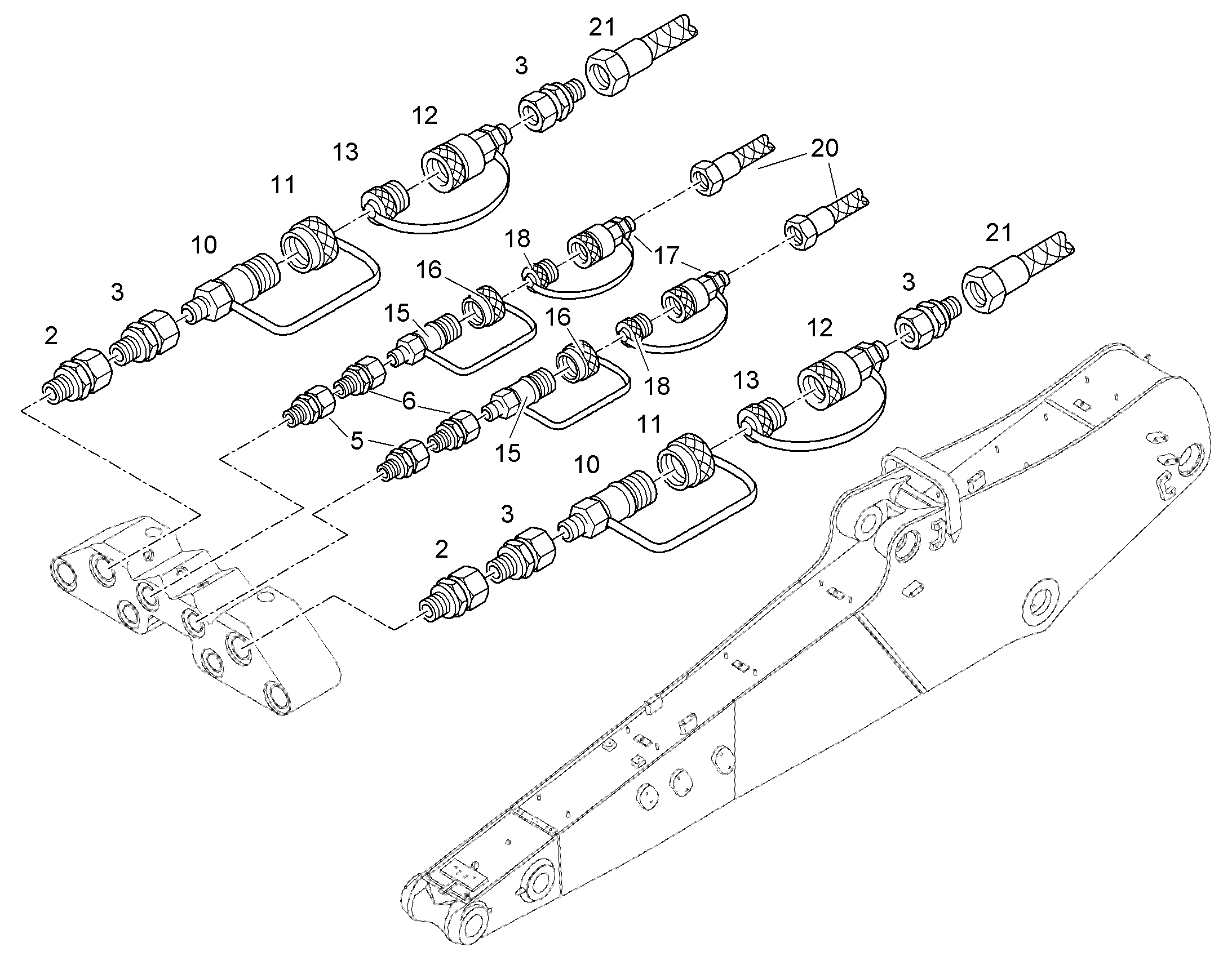 ГАЙКА ГЛУХАЯ 10017033 LIEBHERR