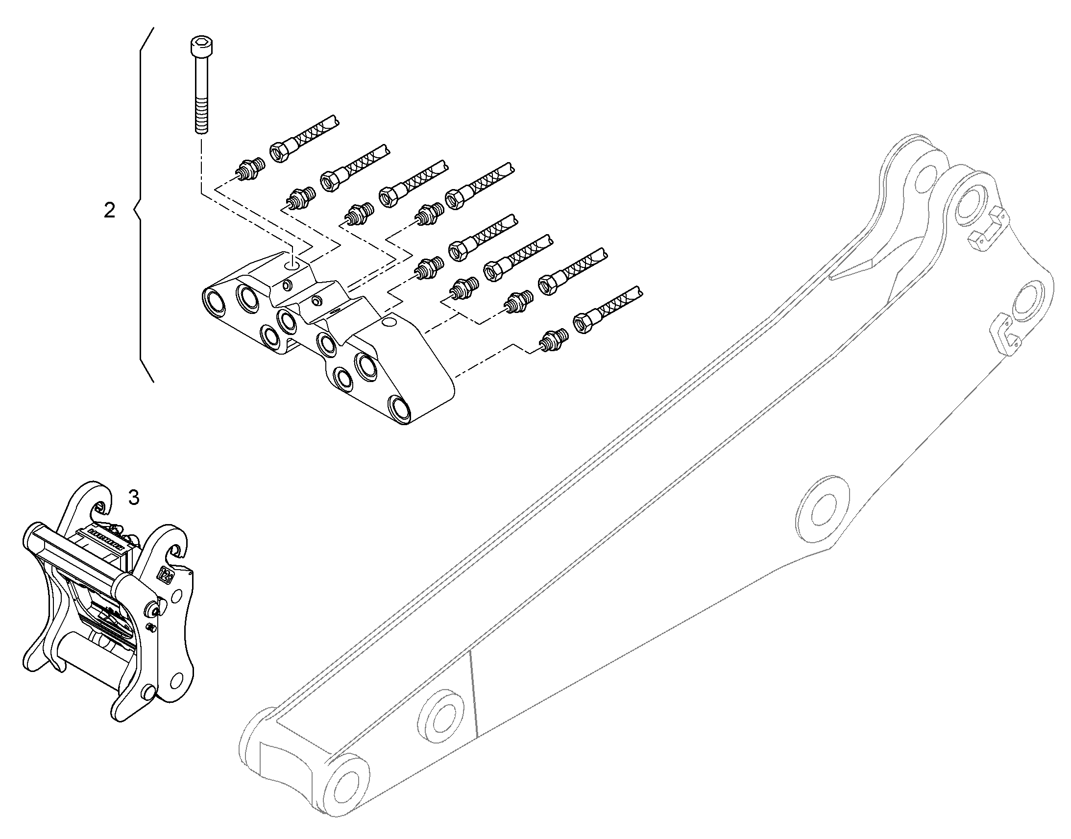 ПРОВОДКА МОНТАЖ AHS 10378235 LIEBHERR