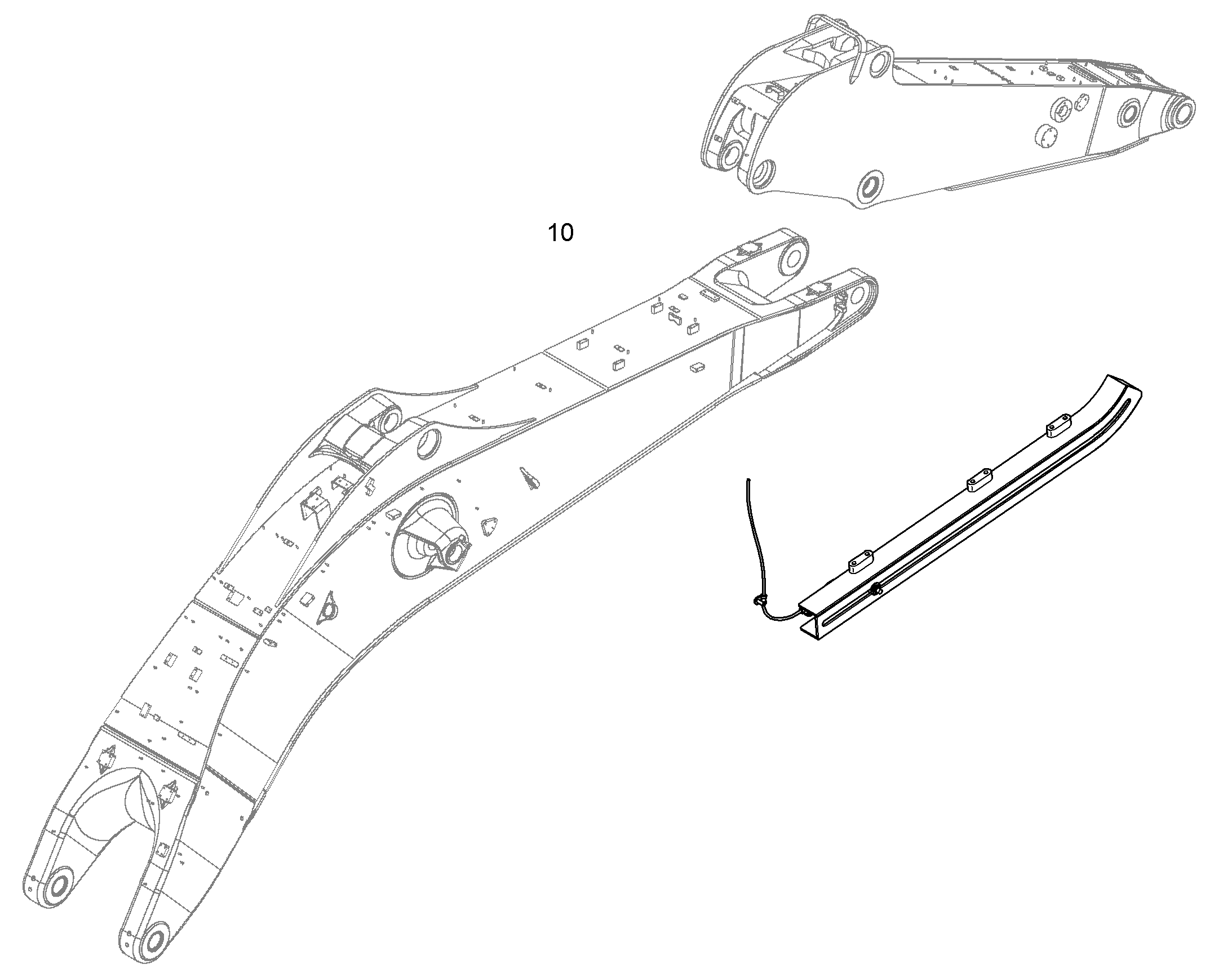 ОТКЛЮЧЕНИЕ ЦИЛИНДРА РУКОЯТИ 10376509 LIEBHERR