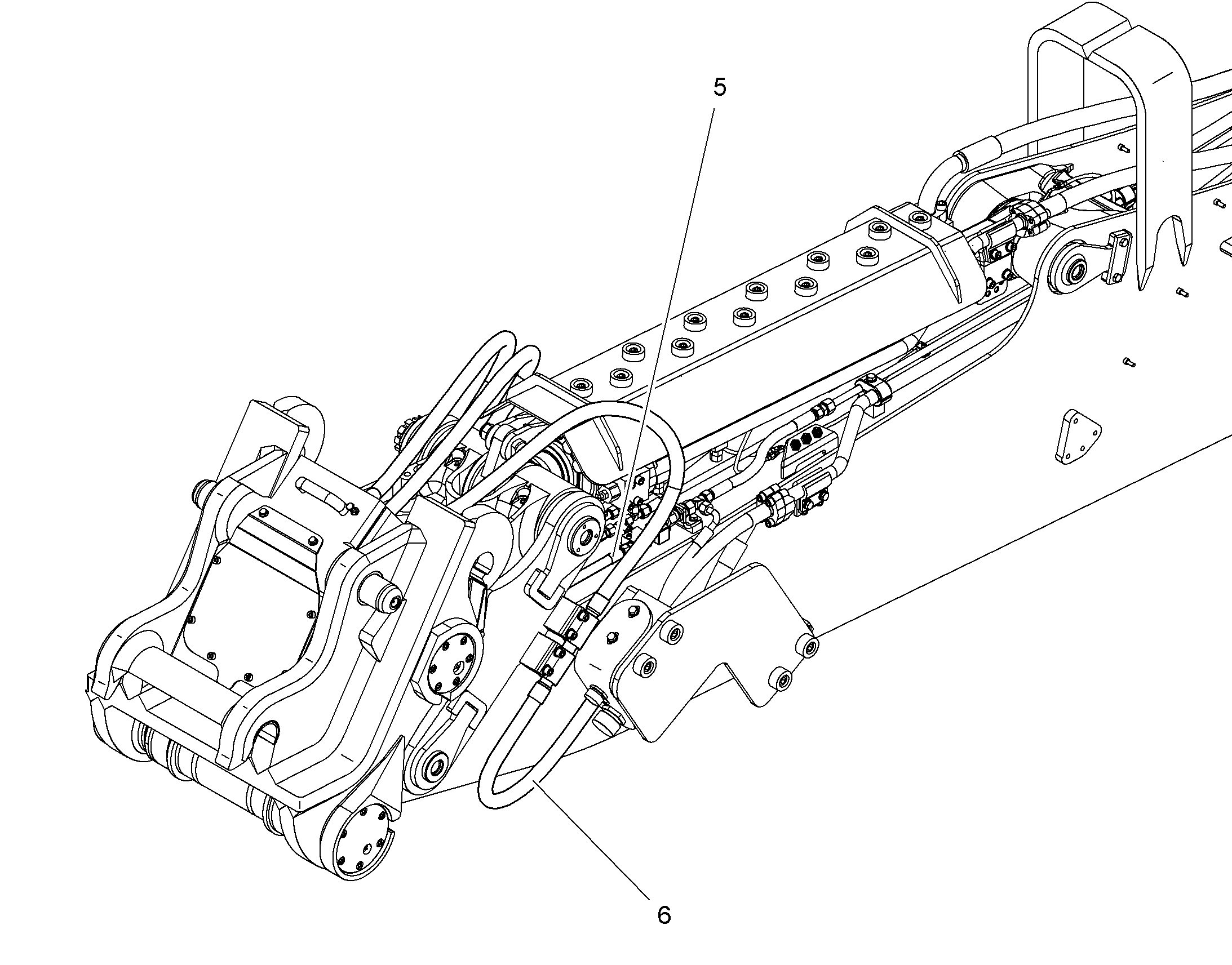 ПРОВОДКА МОНТАЖ AHS 10378609 LIEBHERR