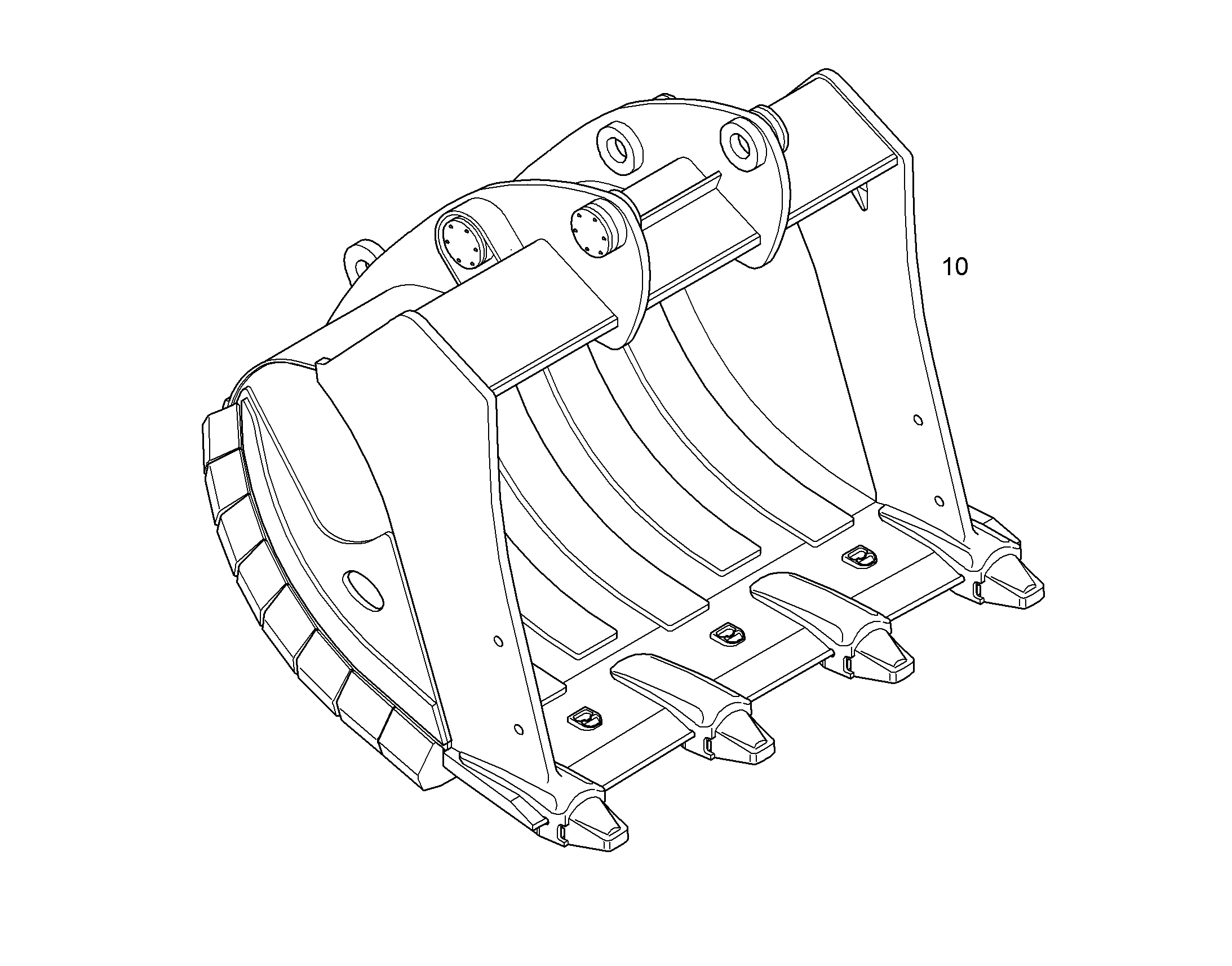 ЛОПАТА ОБРАТНАЯ HDV 10379614 LIEBHERR