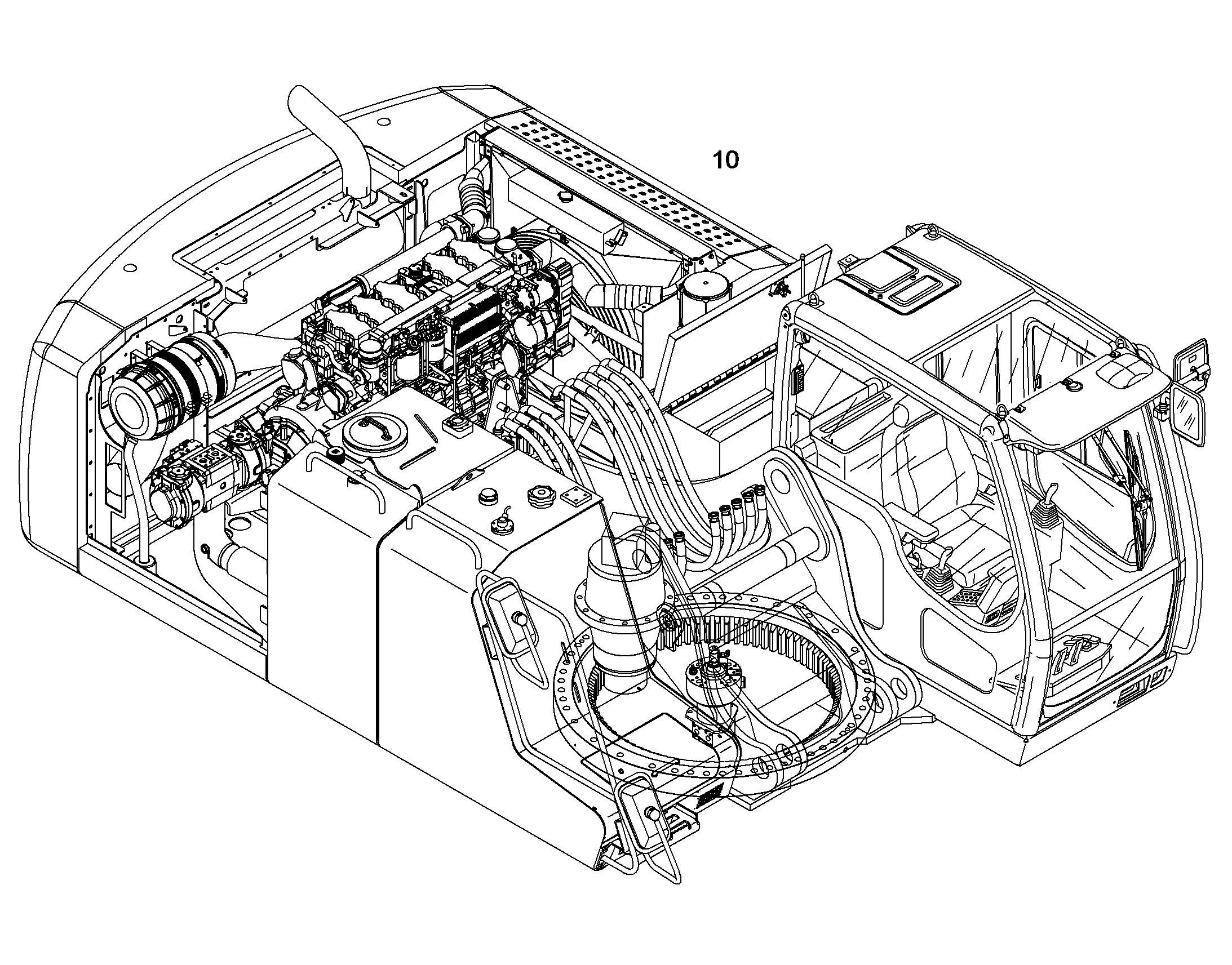 МОНТ.НАБ.ПОВ. ПЛАТФ. НА ВАГОНЕ 944 10378193 LIEBHERR