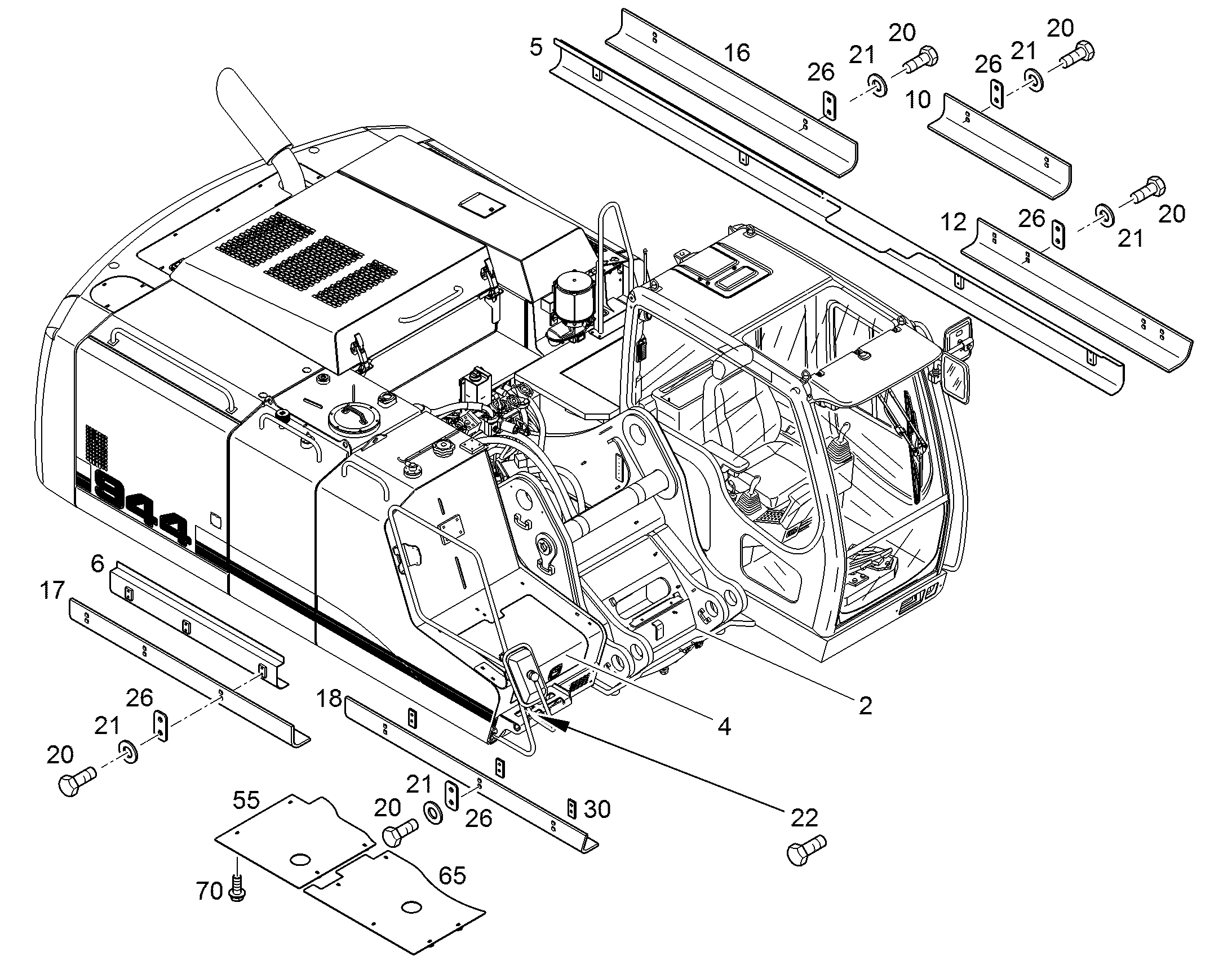 БАМПЕР 10379350 LIEBHERR