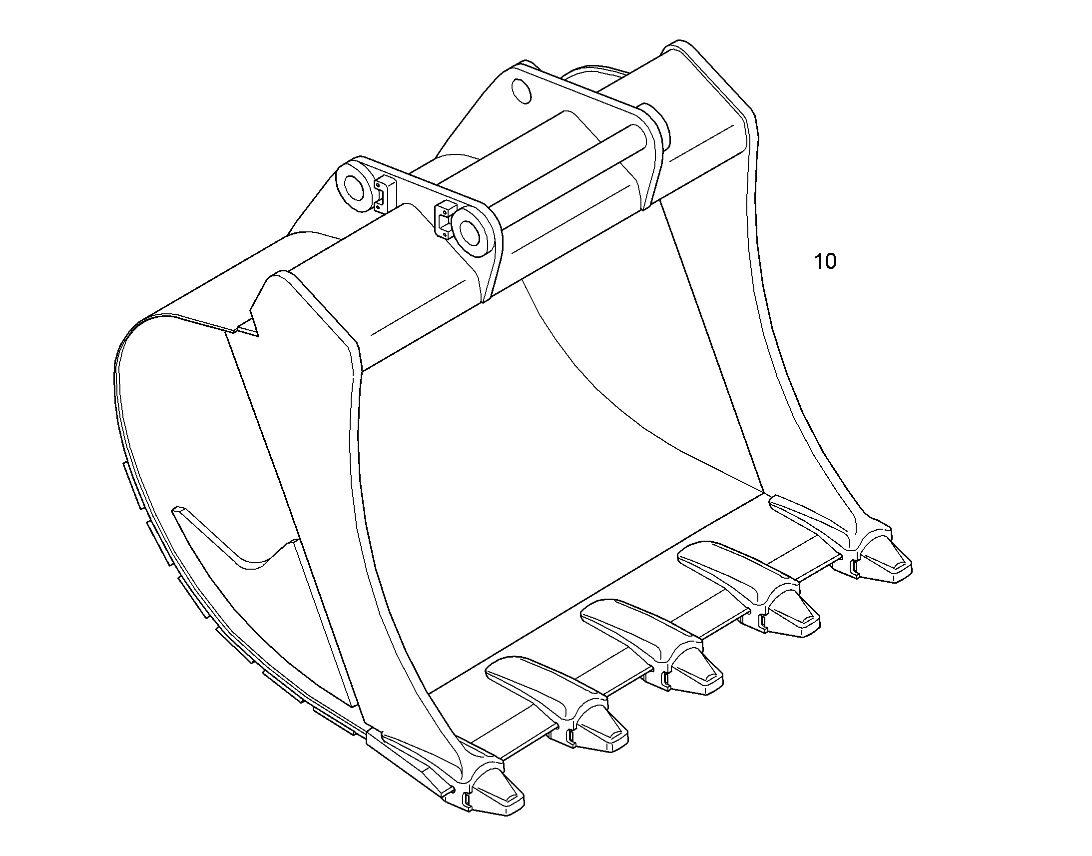 ЛОПАТА ОБРАТНАЯ HDL 10381528 LIEBHERR