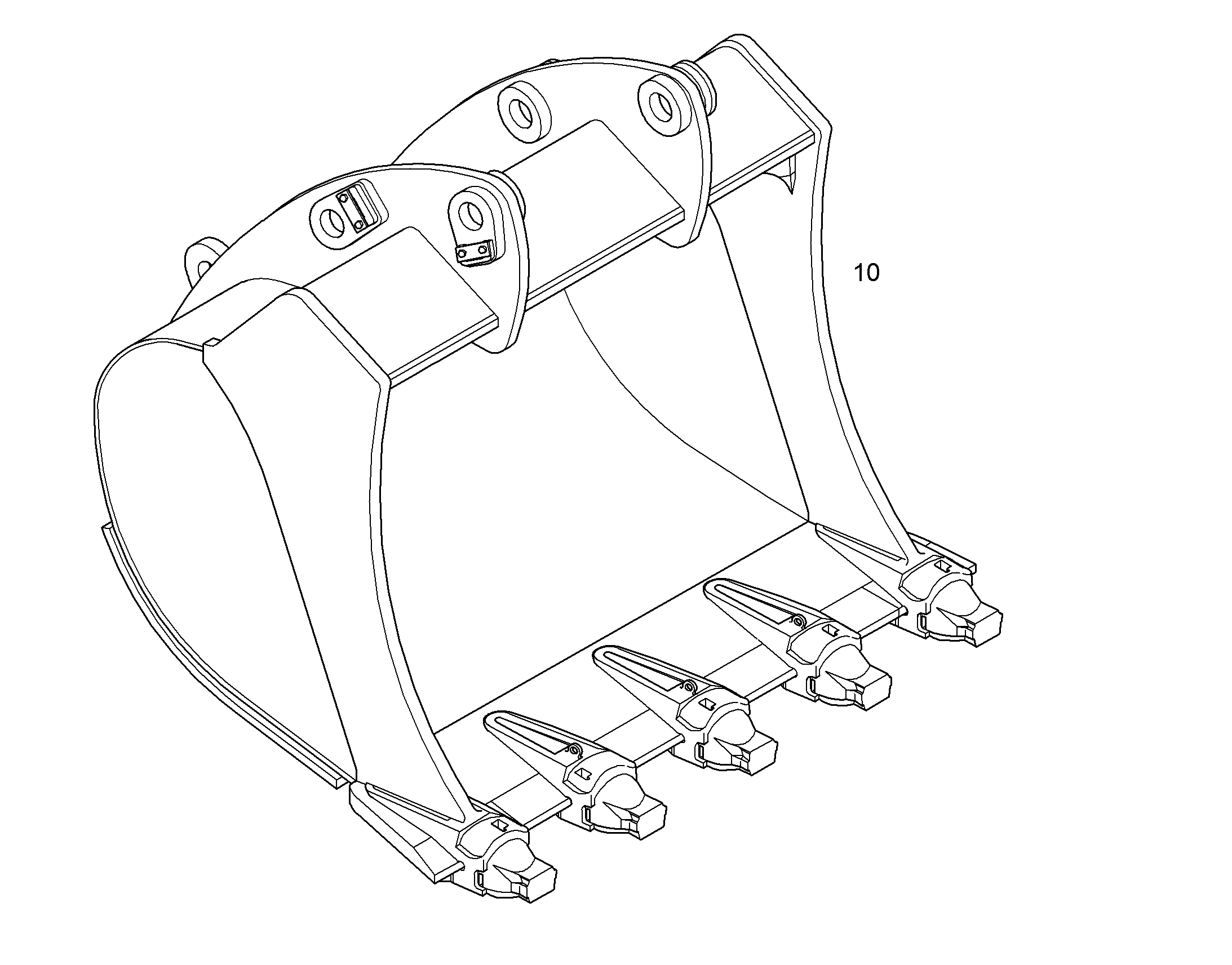 ЛОПАТА ОБРАТНАЯ 10381326 LIEBHERR