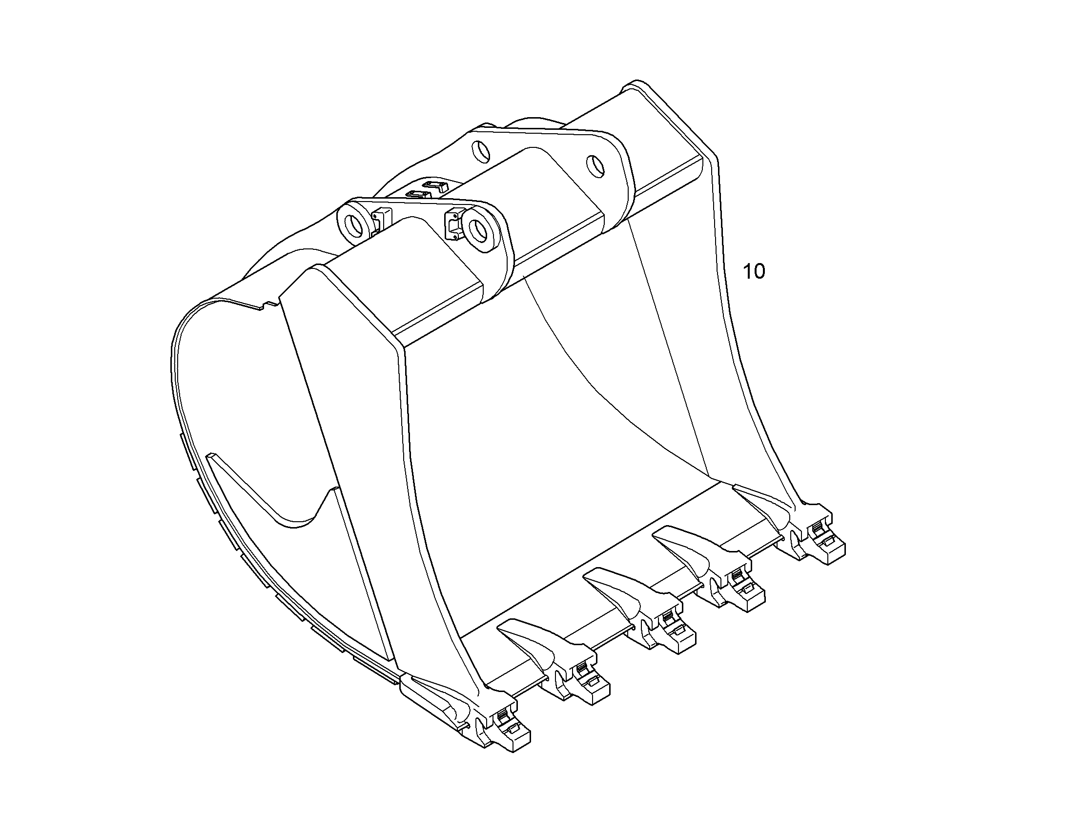 ЛОПАТА ОБРАТНАЯ HDL 10380956 LIEBHERR