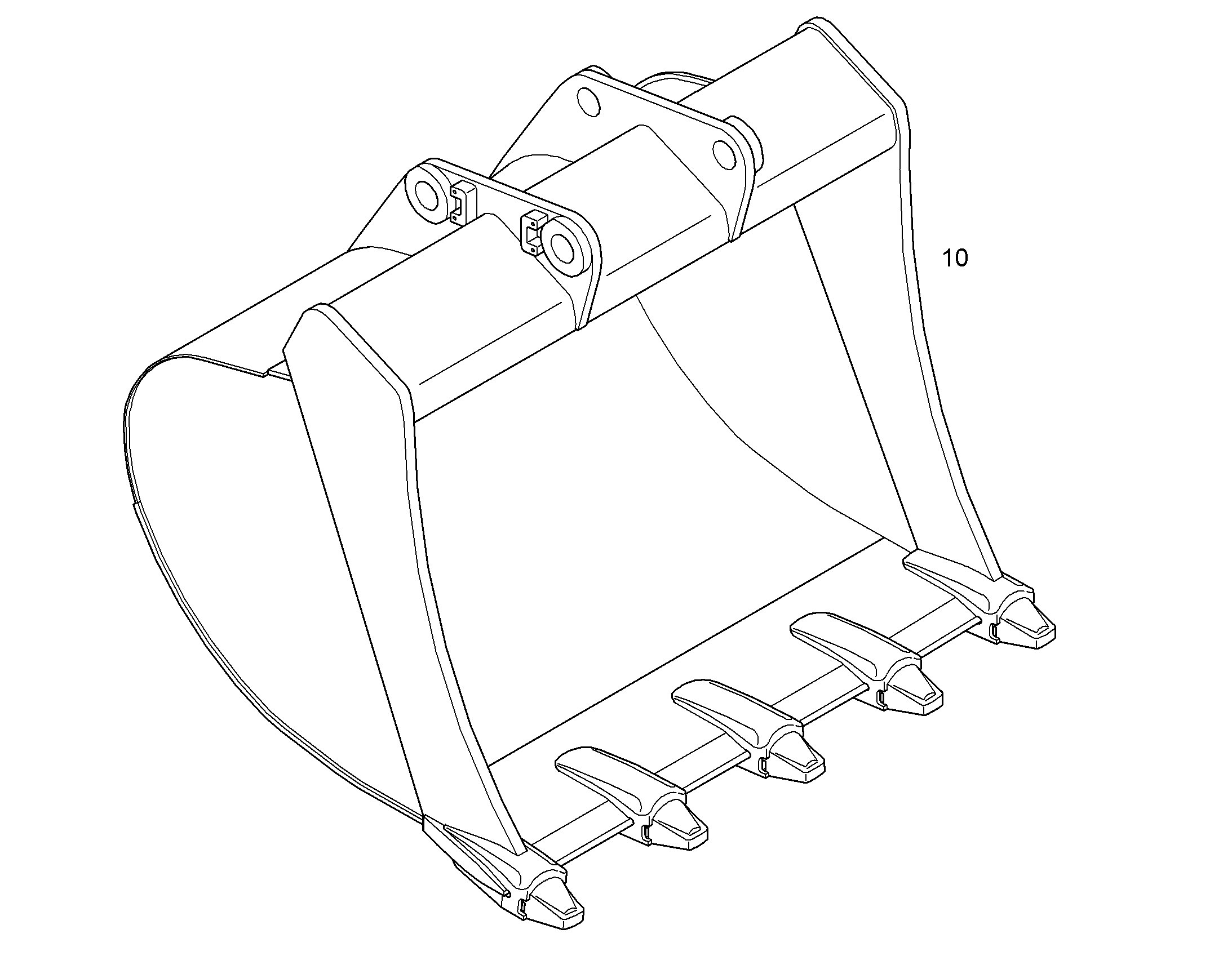 ЛОПАТА ОБРАТНАЯ 10368647 LIEBHERR