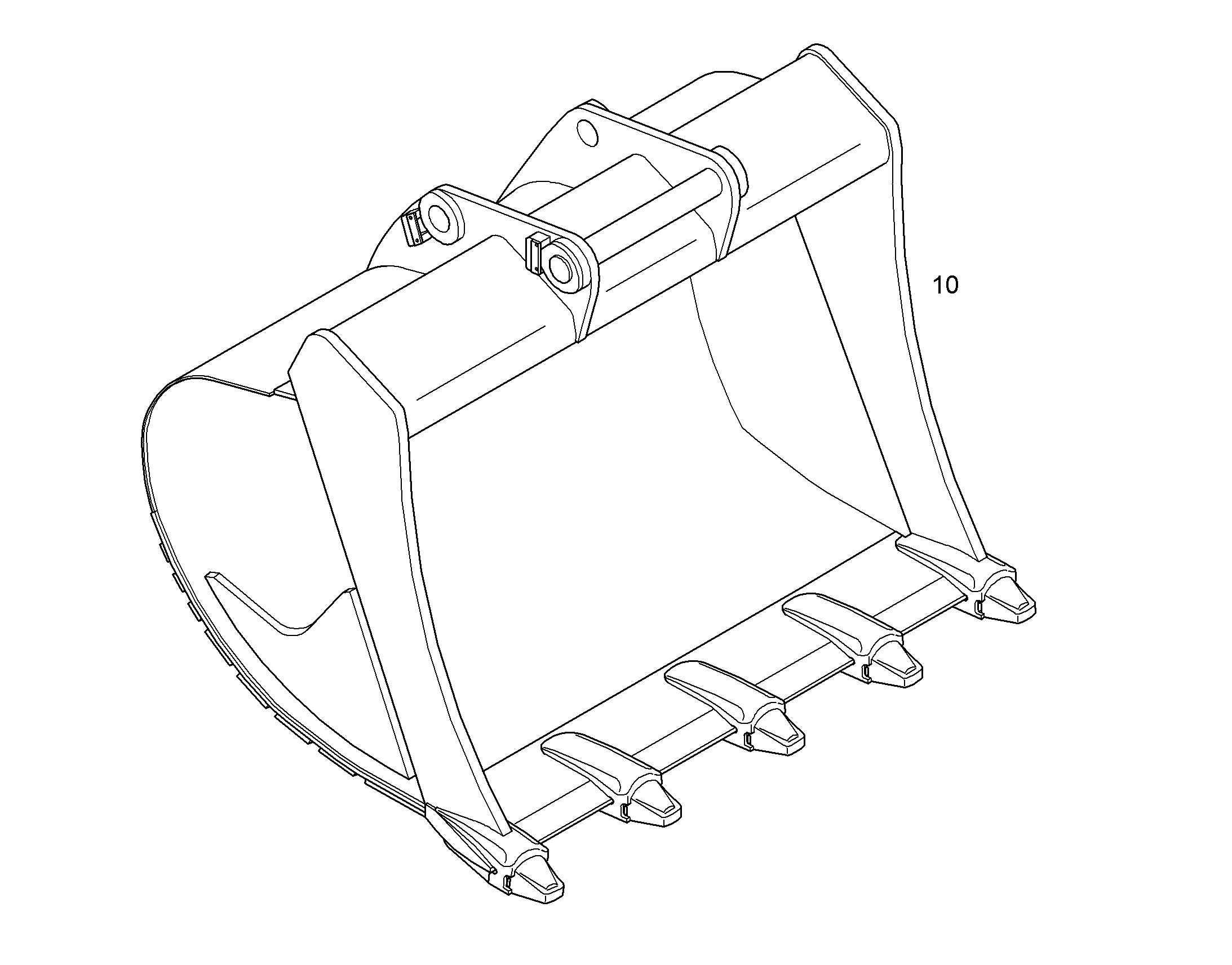 ЛОПАТА ОБРАТНАЯ HDL 10381906 LIEBHERR