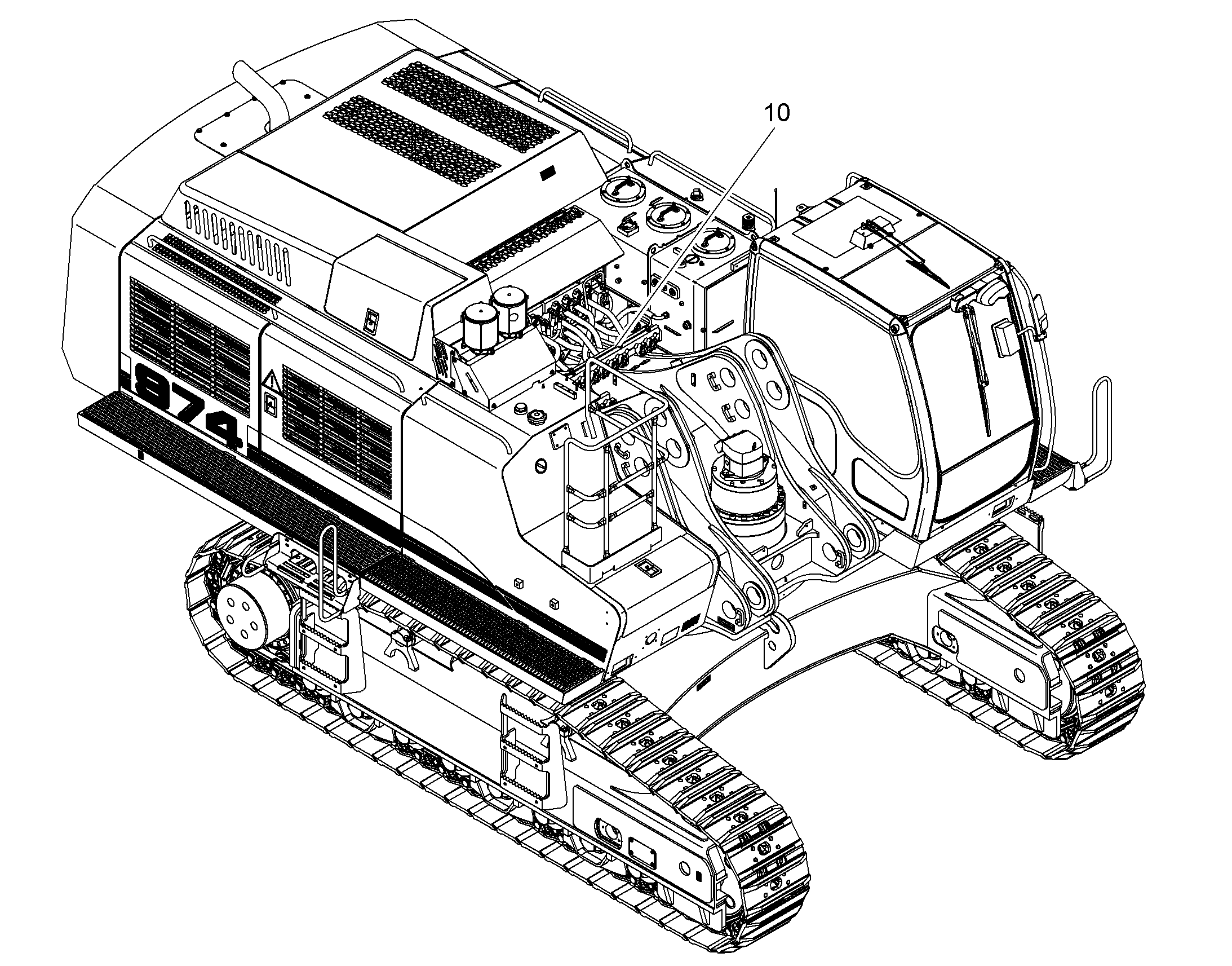 ДОПОЛНЕНИЕ-В ШАССИ AHS 11 10371739 LIEBHERR