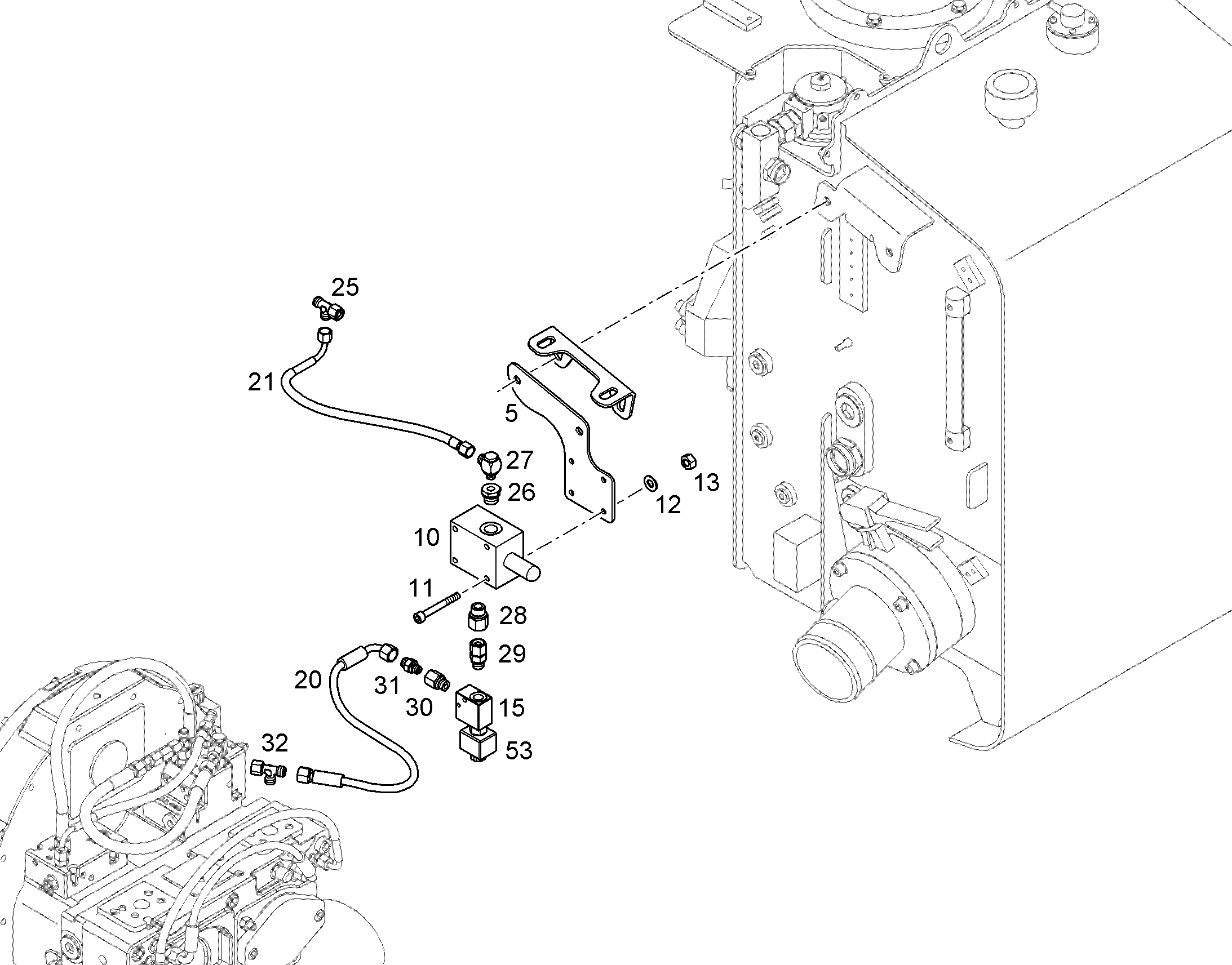 ЭЛЕКТРОУСТАНОВКА В ШАССИ 10376808 LIEBHERR