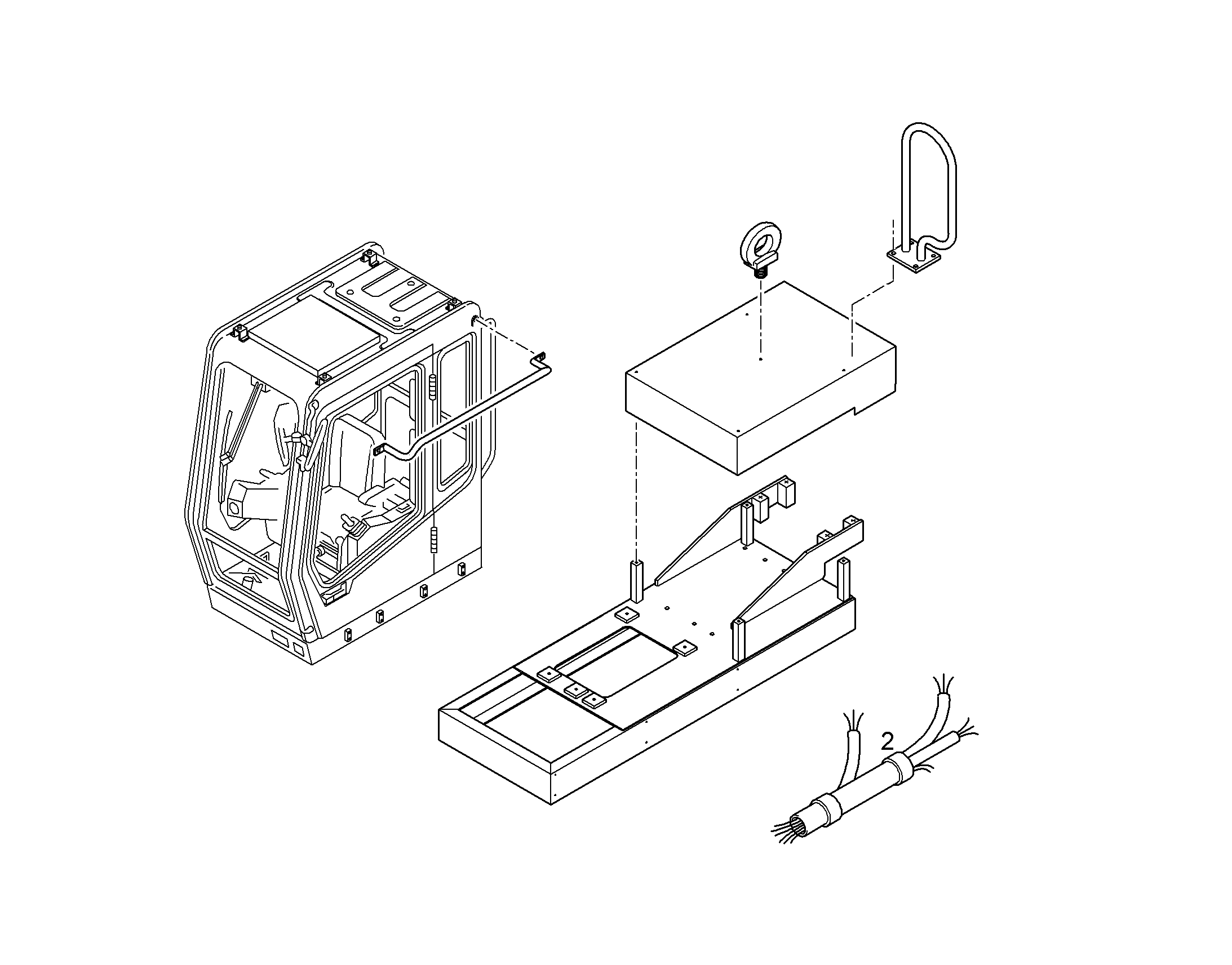 КОМПЛЕКТ КАБЕЛЕЙ 10060884 LIEBHERR