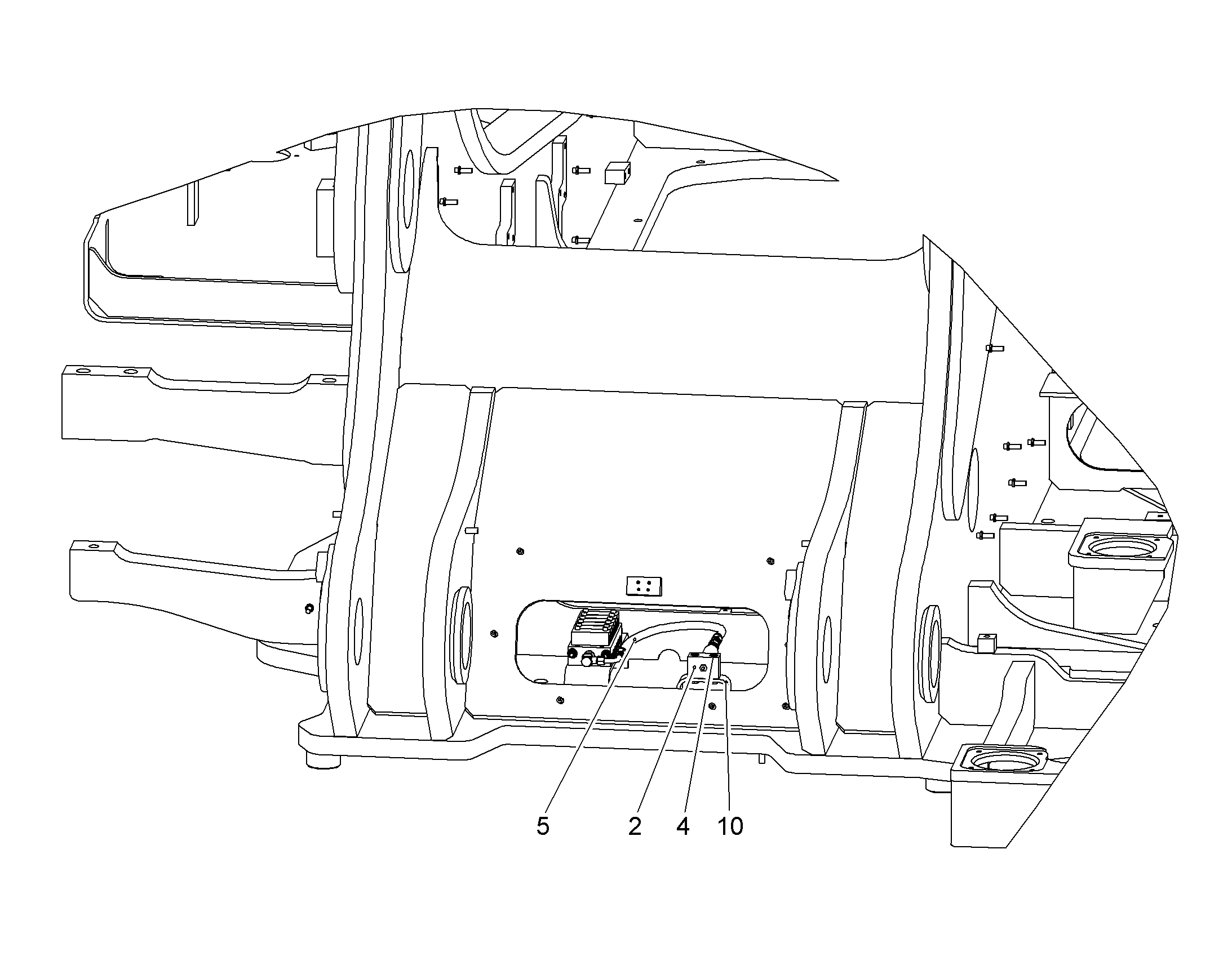 ПЕРЕОБОРУД. ПОВОР. ПЛАТФОРМЫ 10382536 LIEBHERR