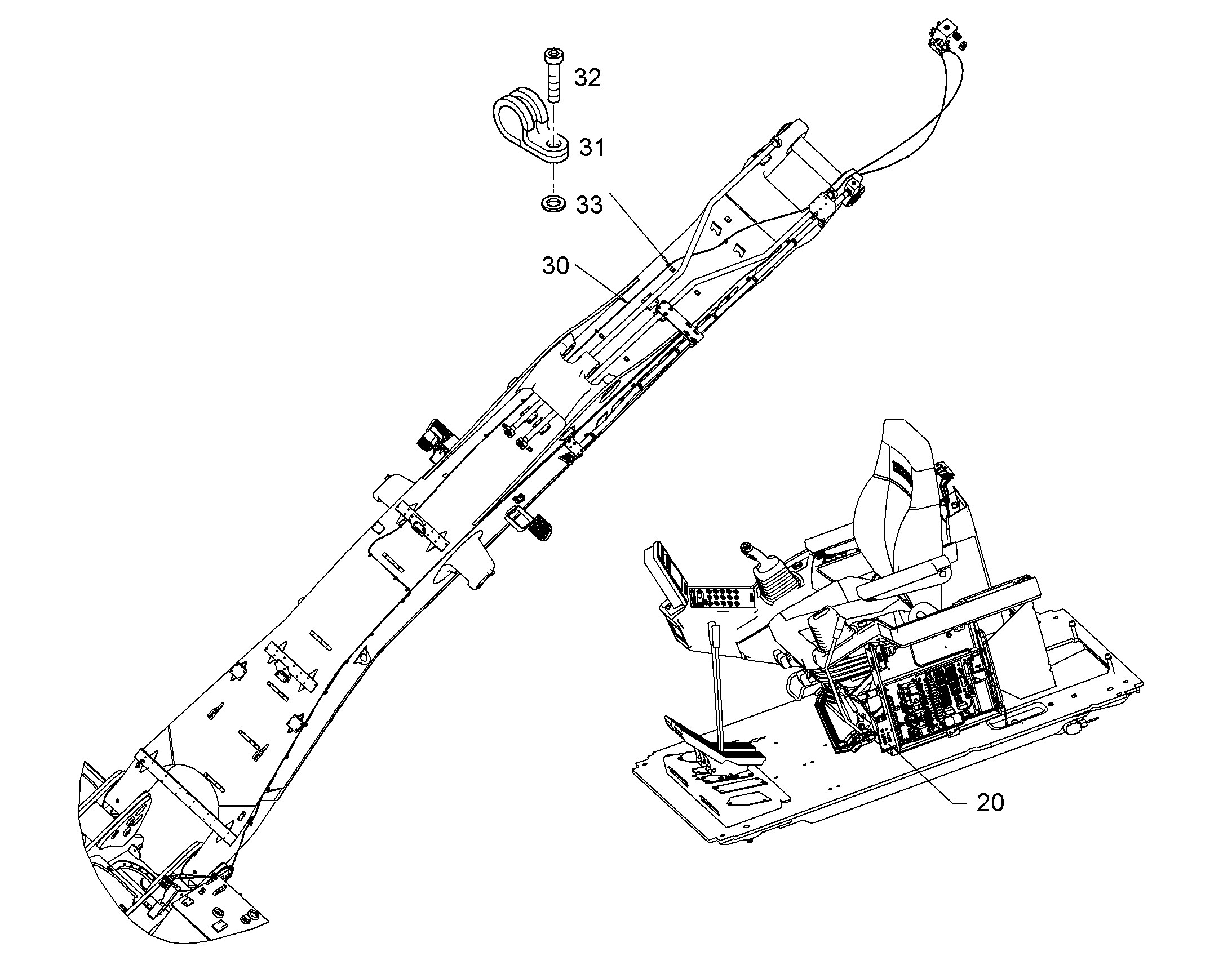 КОМПЛЕКТ КАБЕЛЕЙ Y/YR403 10090194 LIEBHERR