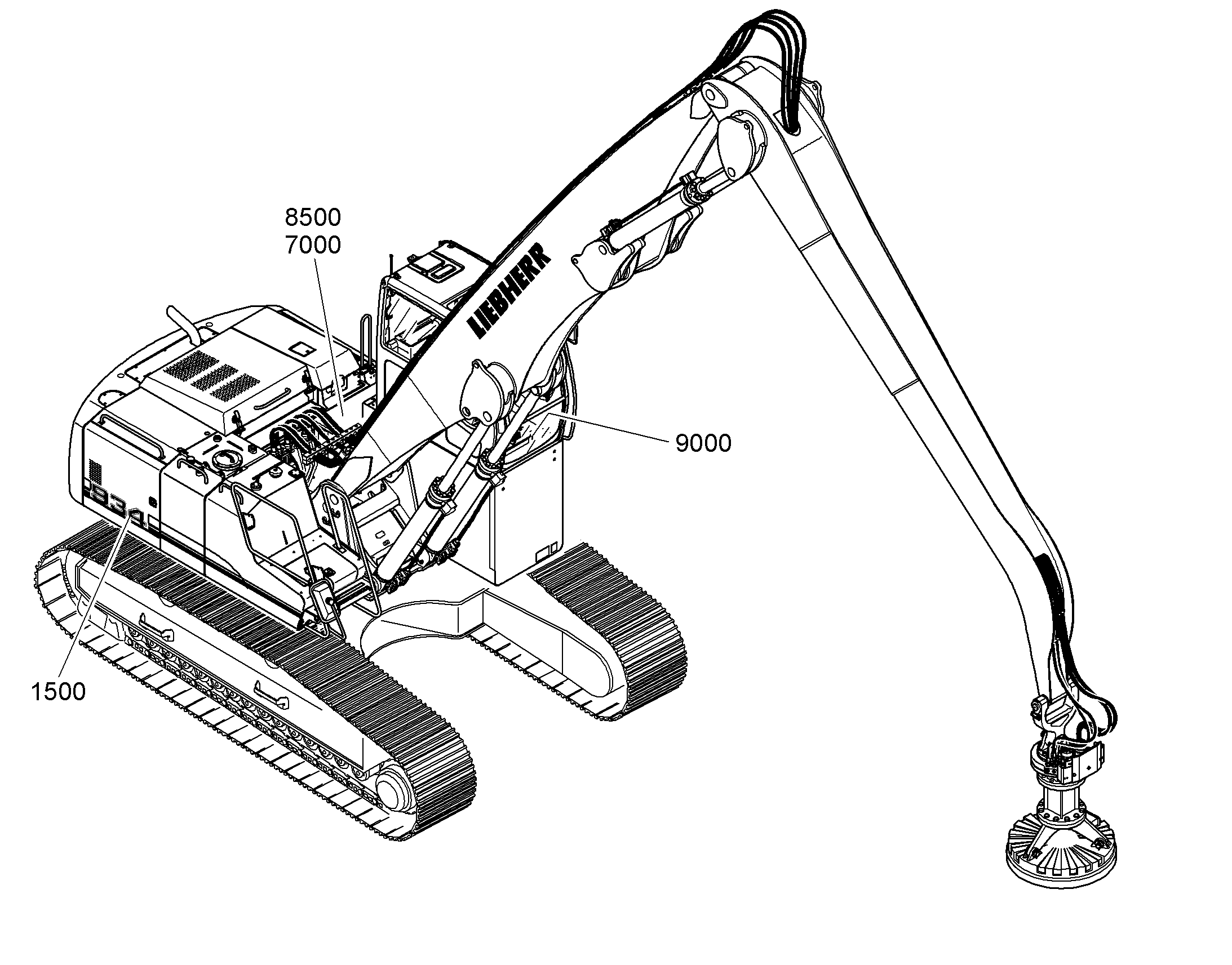 КОЖУХ 9626870 LIEBHERR