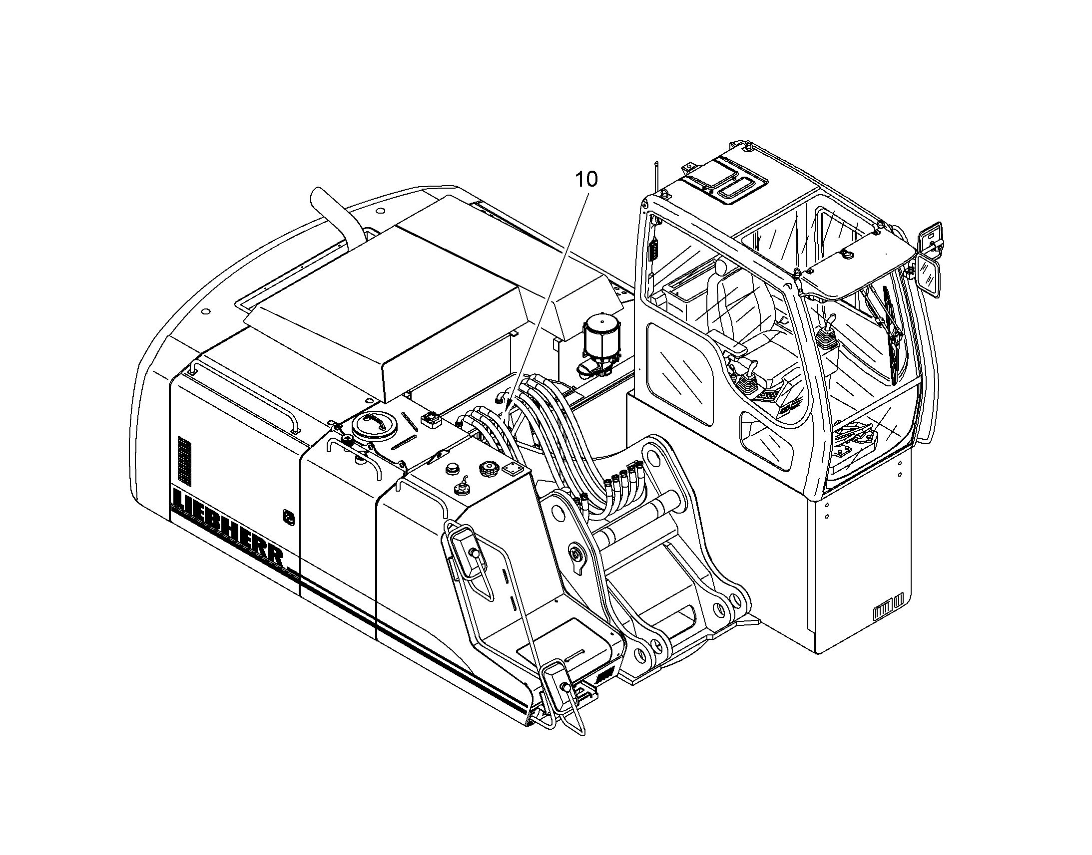 ДОПОЛНЕНИЕ-В ШАССИ AHS 11 10384411 LIEBHERR