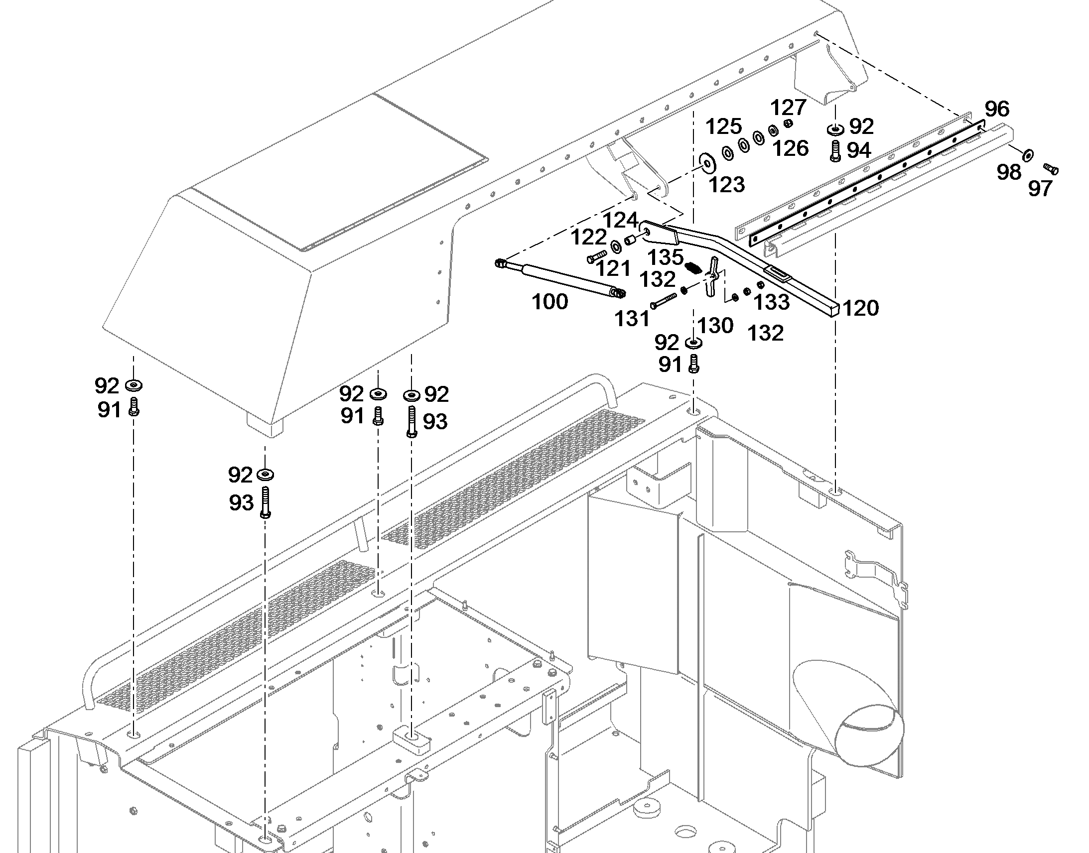 РЕССОРА ГАЗОВАЯ 10036198 LIEBHERR