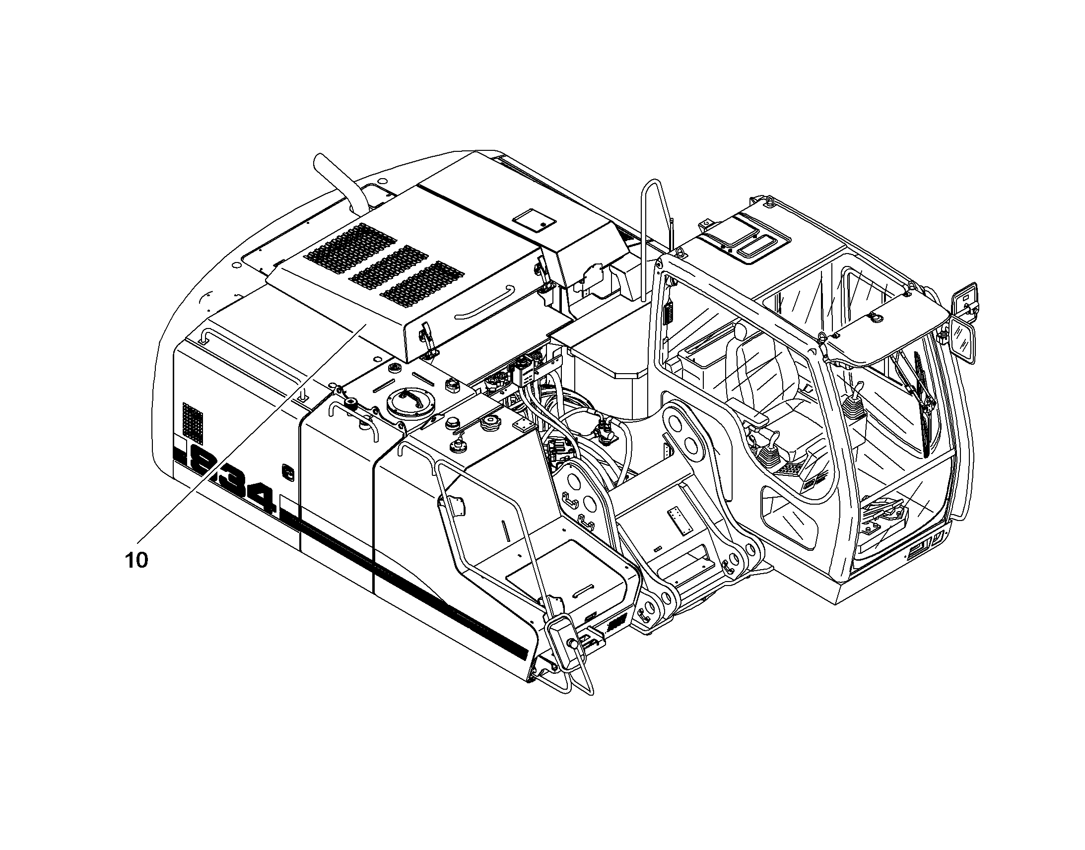 ГЕНЕРАТОР УСИЛЕННЫЙ 100A 10384620 LIEBHERR