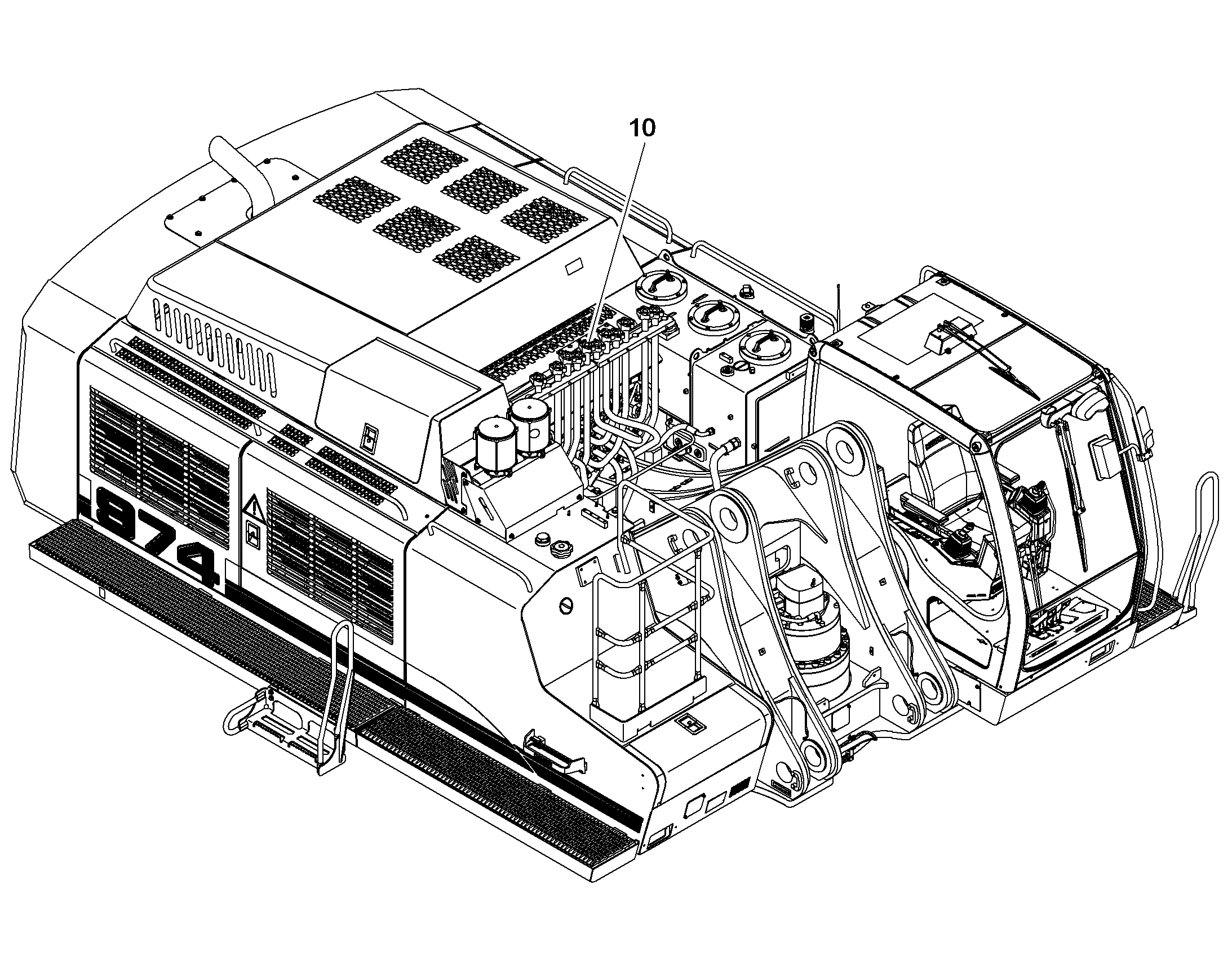 МОНТ.НАБ.ОБОР. Д.СНОСА В ШАССИ 10094348 LIEBHERR