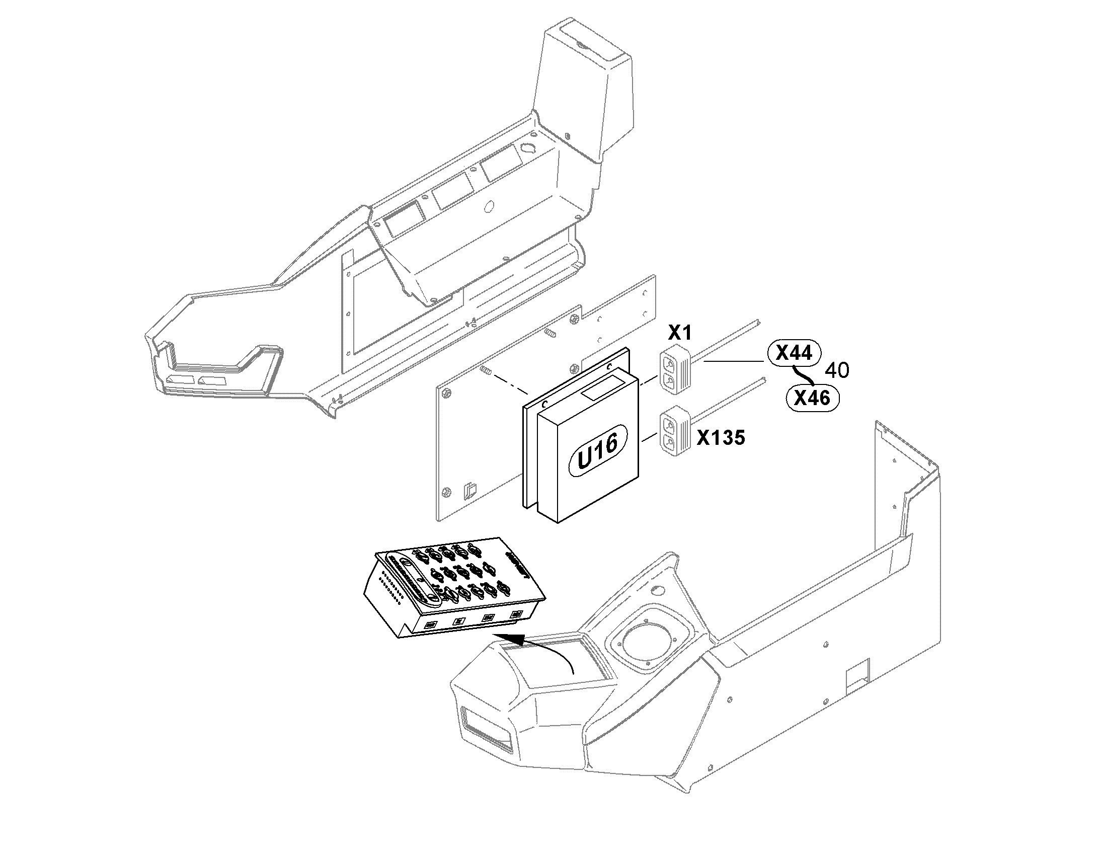 КОДОВЫЙ ШТЕКЕР 10033061 LIEBHERR