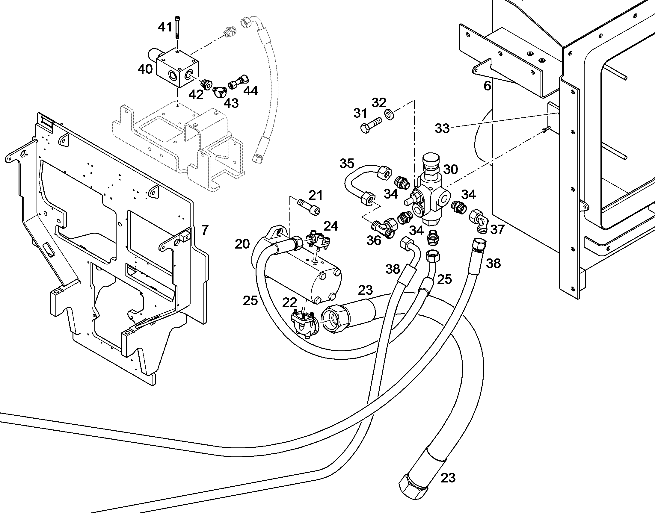 ПЕРЕОБОРУДОВАНИЕ МОНОБЛОКА 10391820 LIEBHERR
