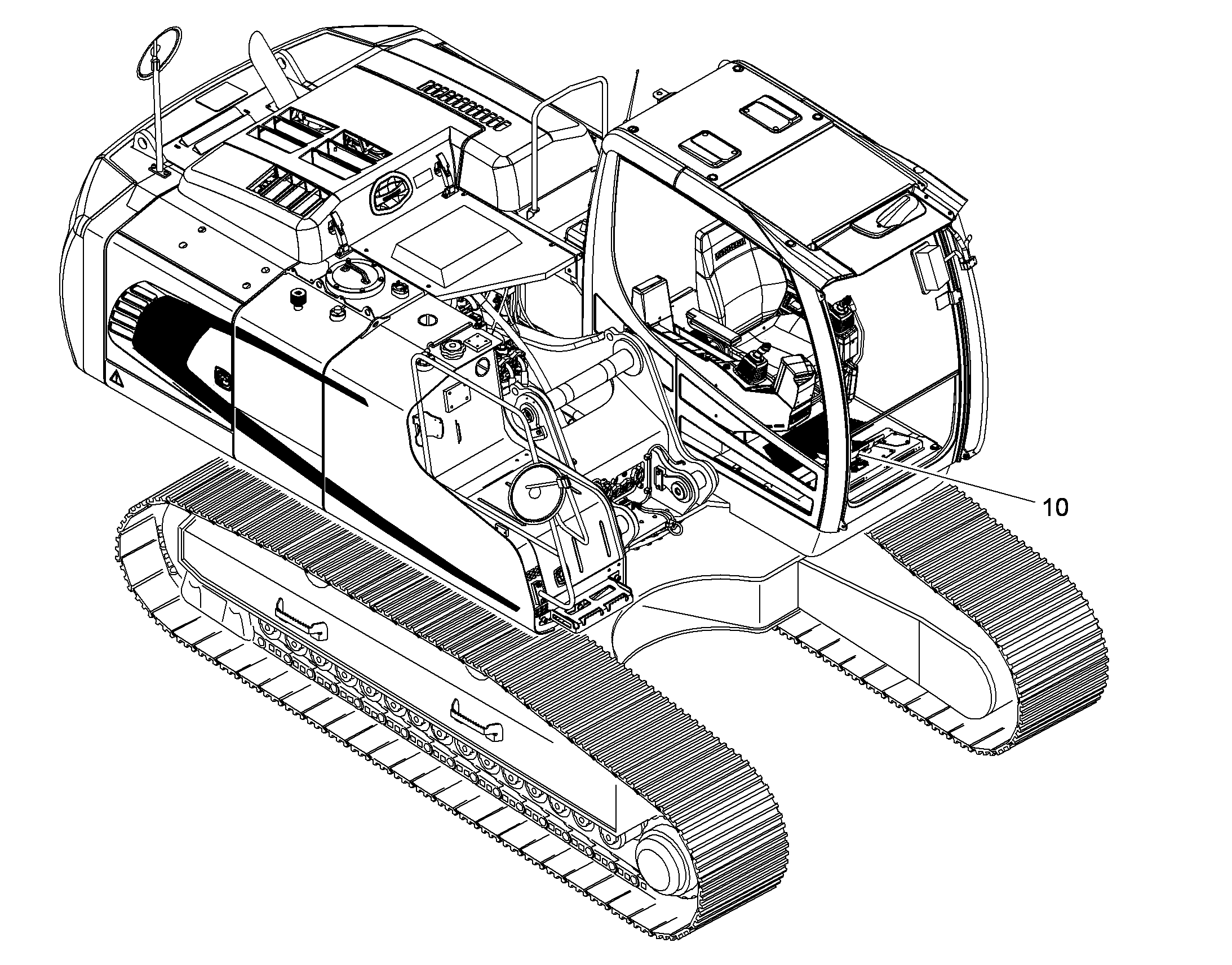 PREP.FOR SWIVEL ROTATOR 10397587 LIEBHERR