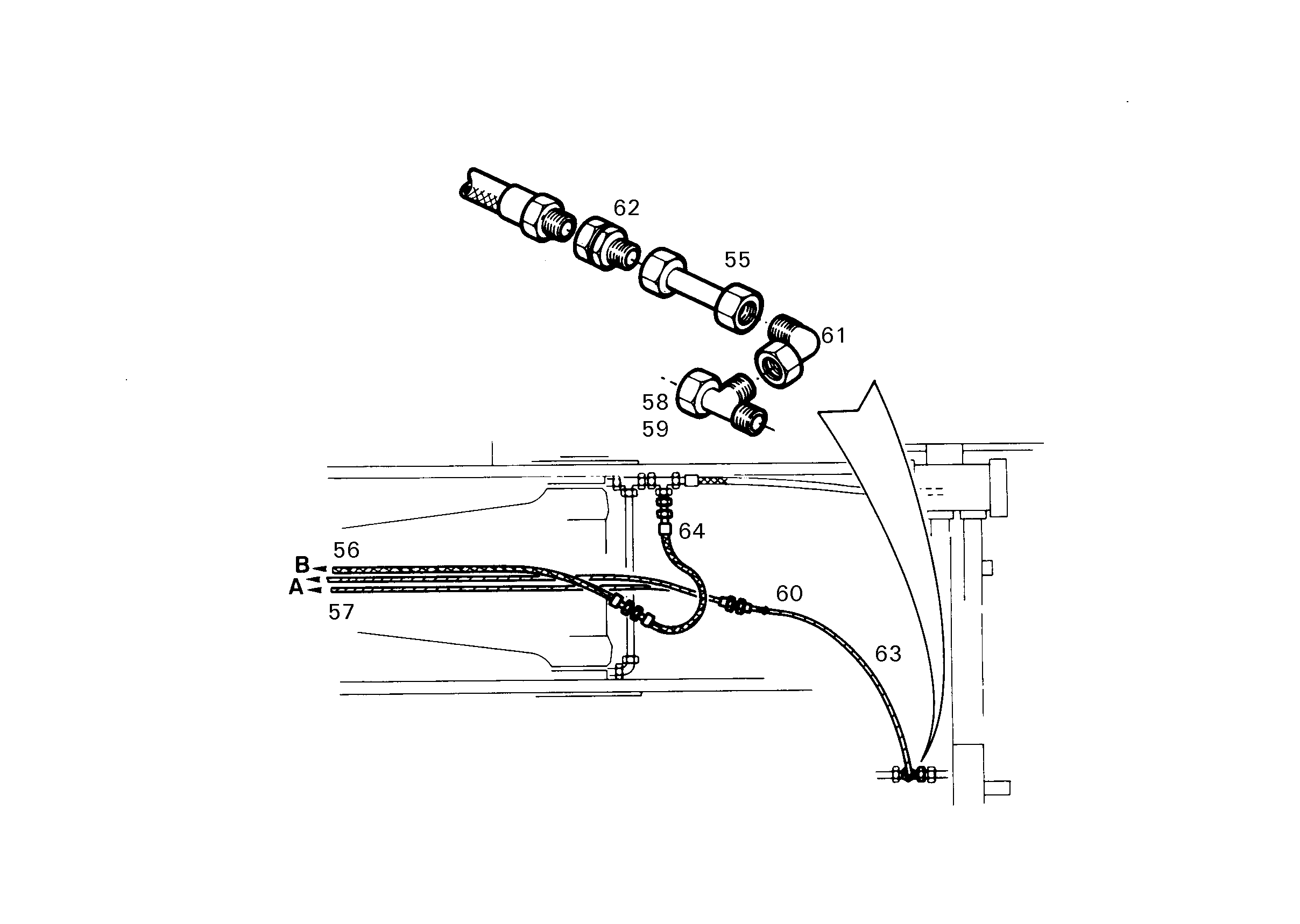 ШЛАНГ 10X6300 5606315 LIEBHERR