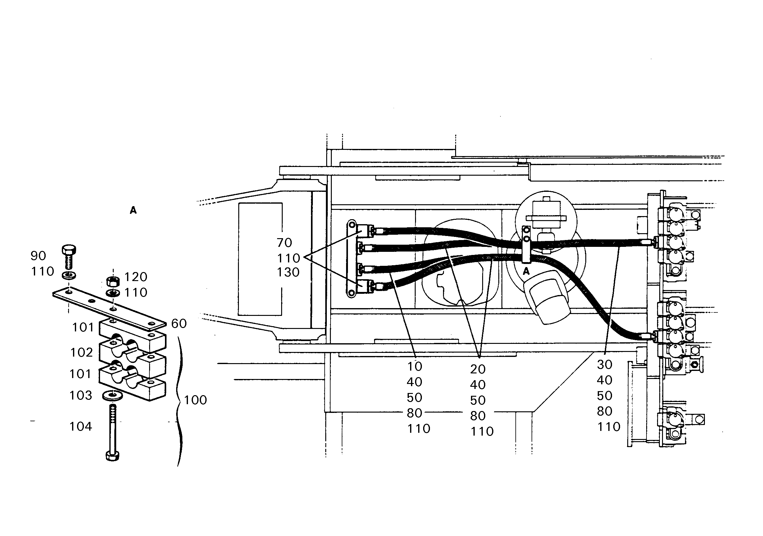 ШЛАНГ 20X1650 5603929 LIEBHERR