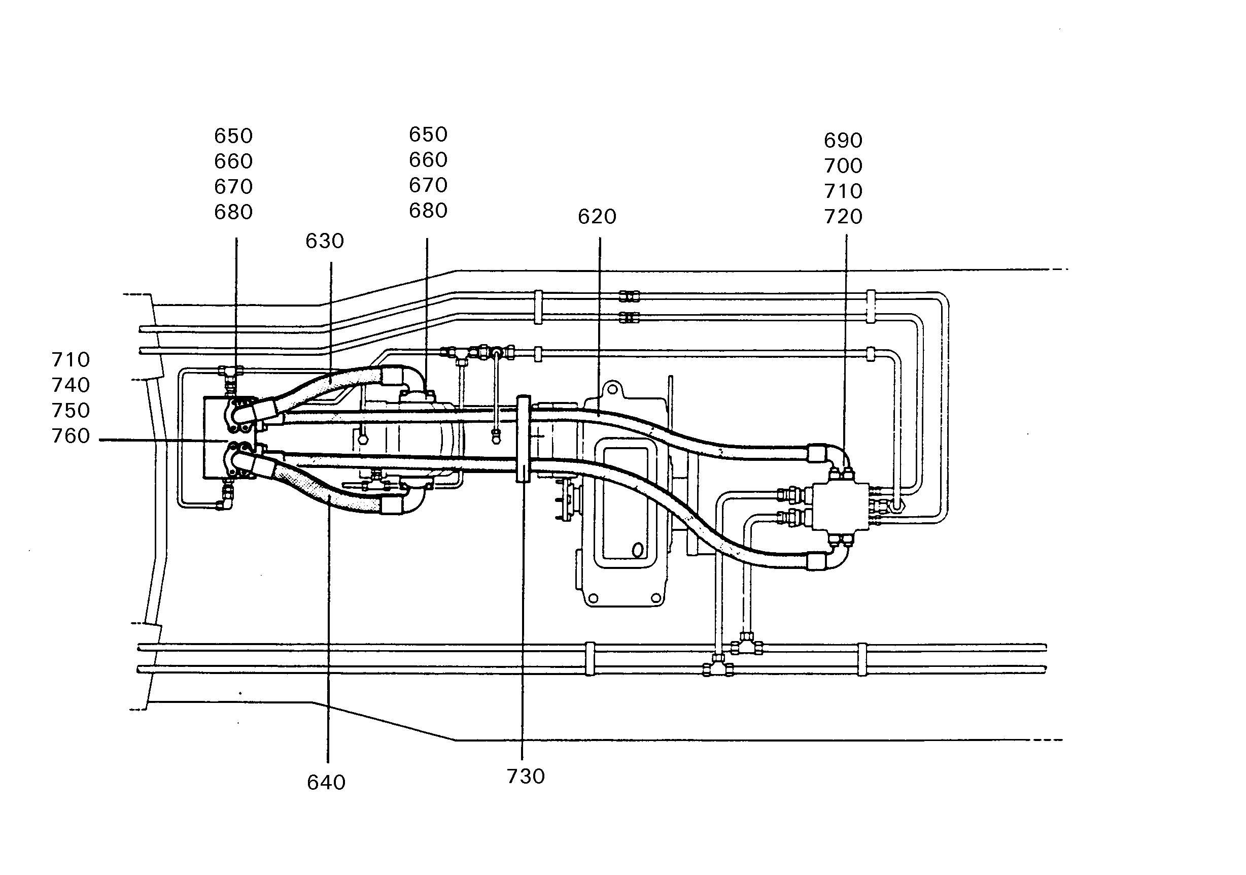 ХОМУТ ШЛАНГА В СБОРЕ 9490491 LIEBHERR