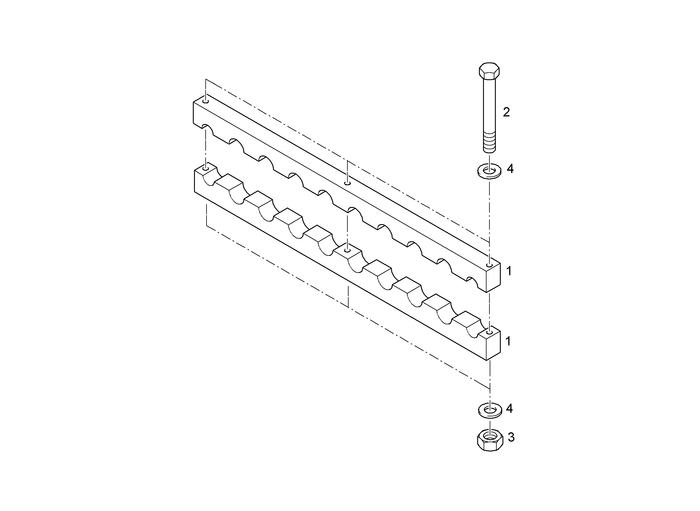 СКОБА d=25-32 9480318 LIEBHERR