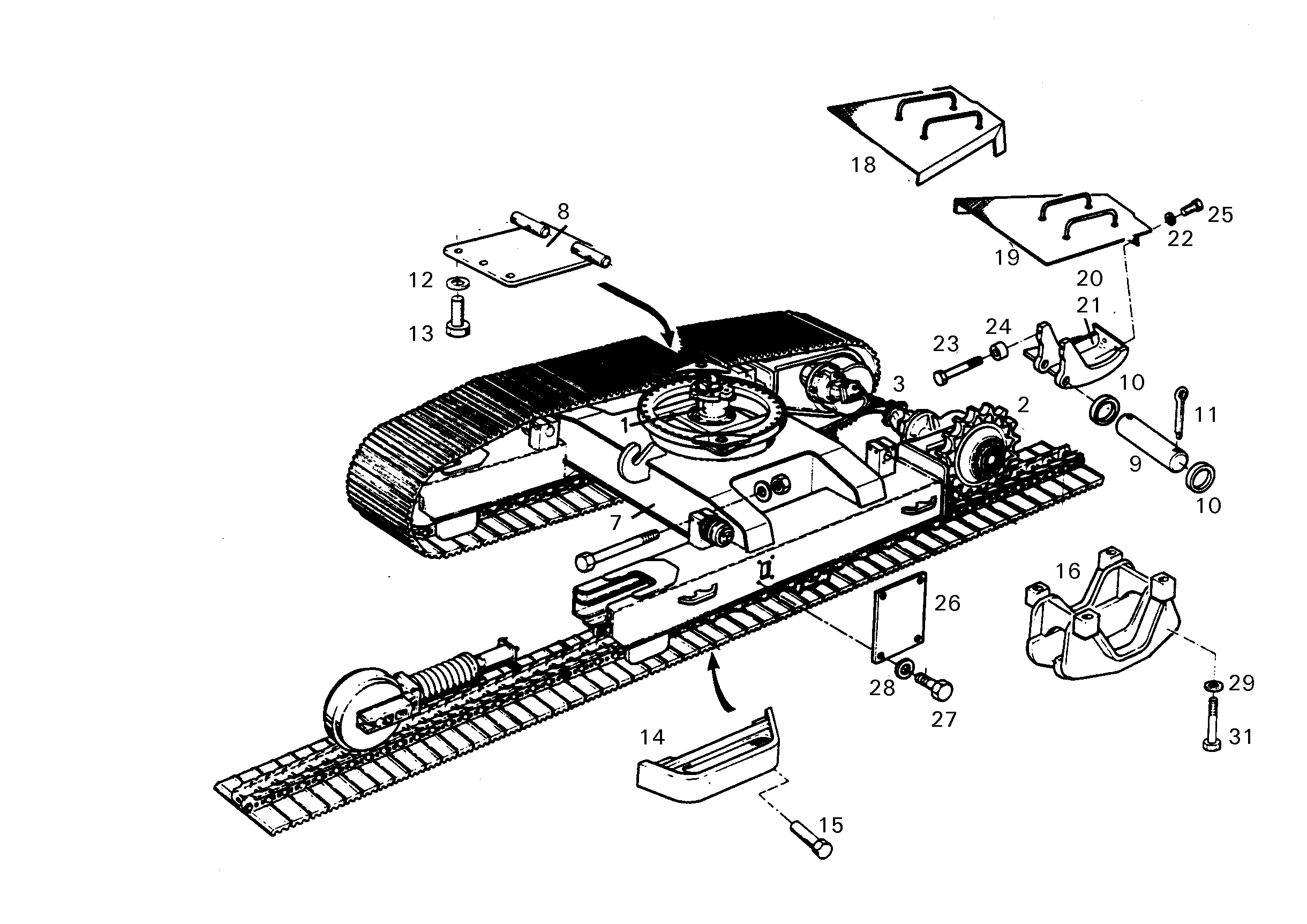 НАКЛАДНАЯ ПЛАСТИНА ПРАВАЯ 9354865 LIEBHERR