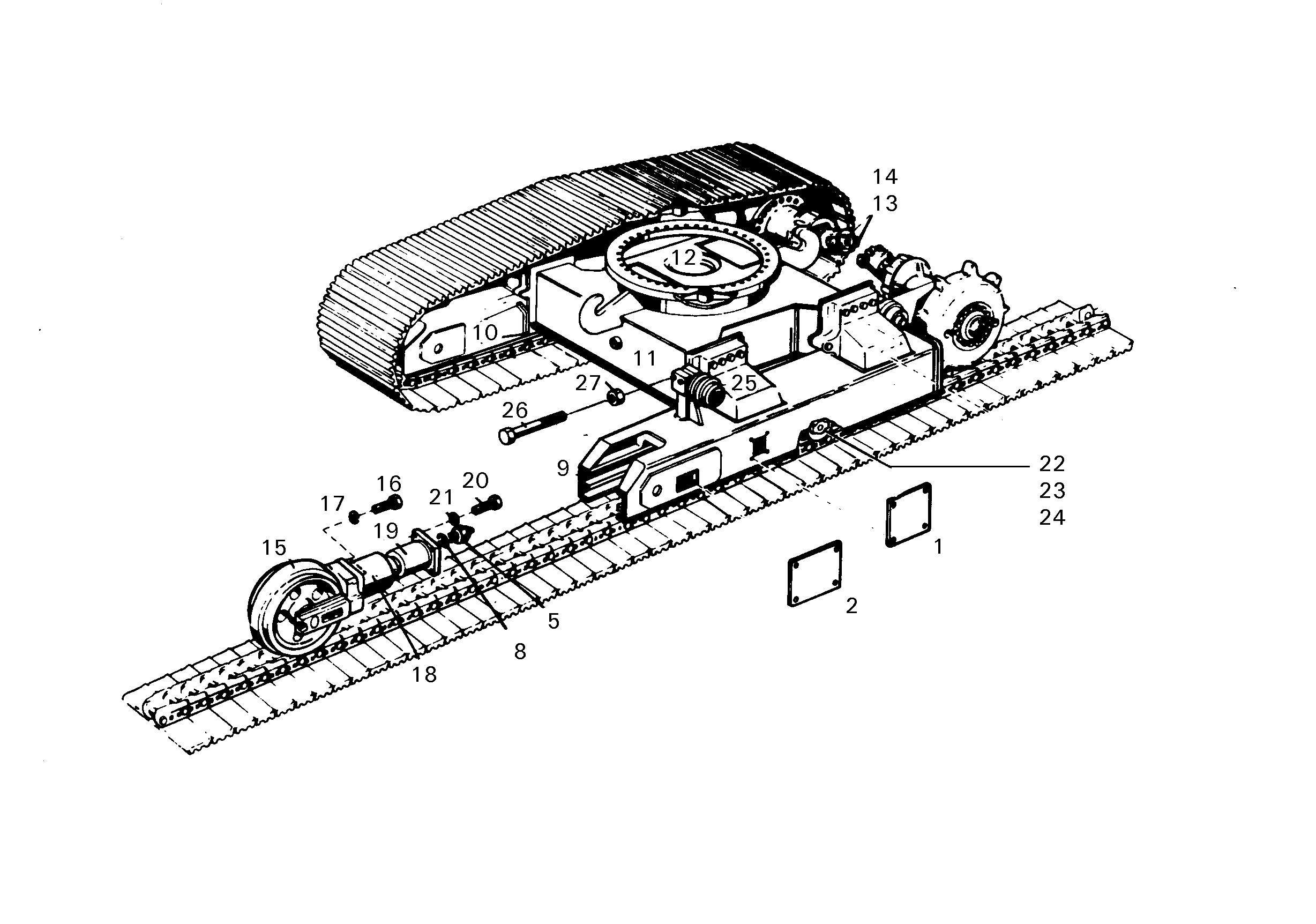 СРЕДНЯЯ ЧАСТЬ 6715101 LIEBHERR