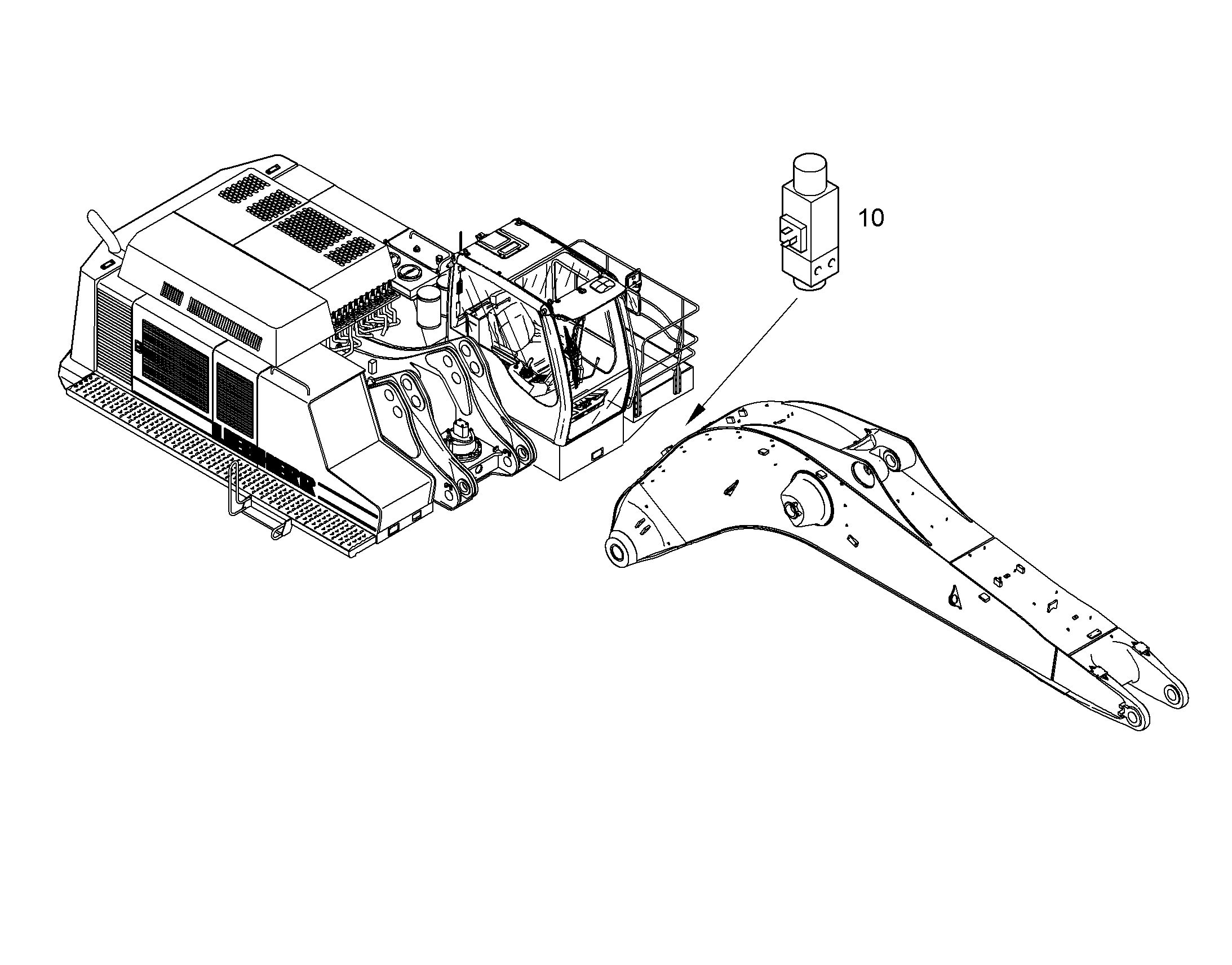 УСТР.ПРЕДУП.О ПЕРЕГРУЗКЕ R964C 11102720 LIEBHERR