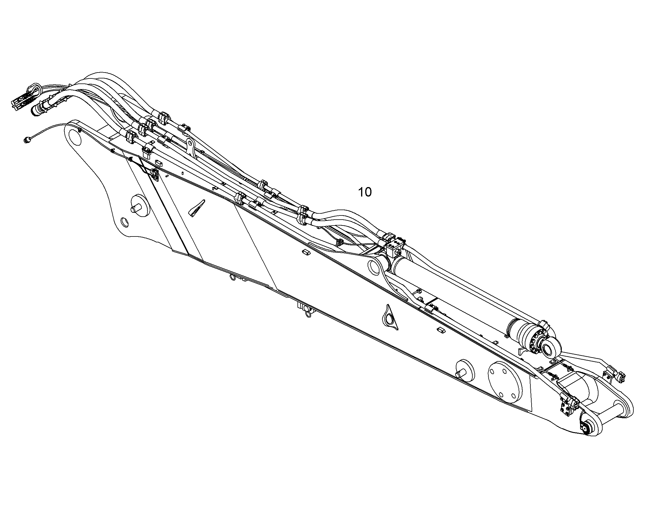 ЗАЩ.ТРУБЫ ЦИЛ.РУК. 10828515 LIEBHERR