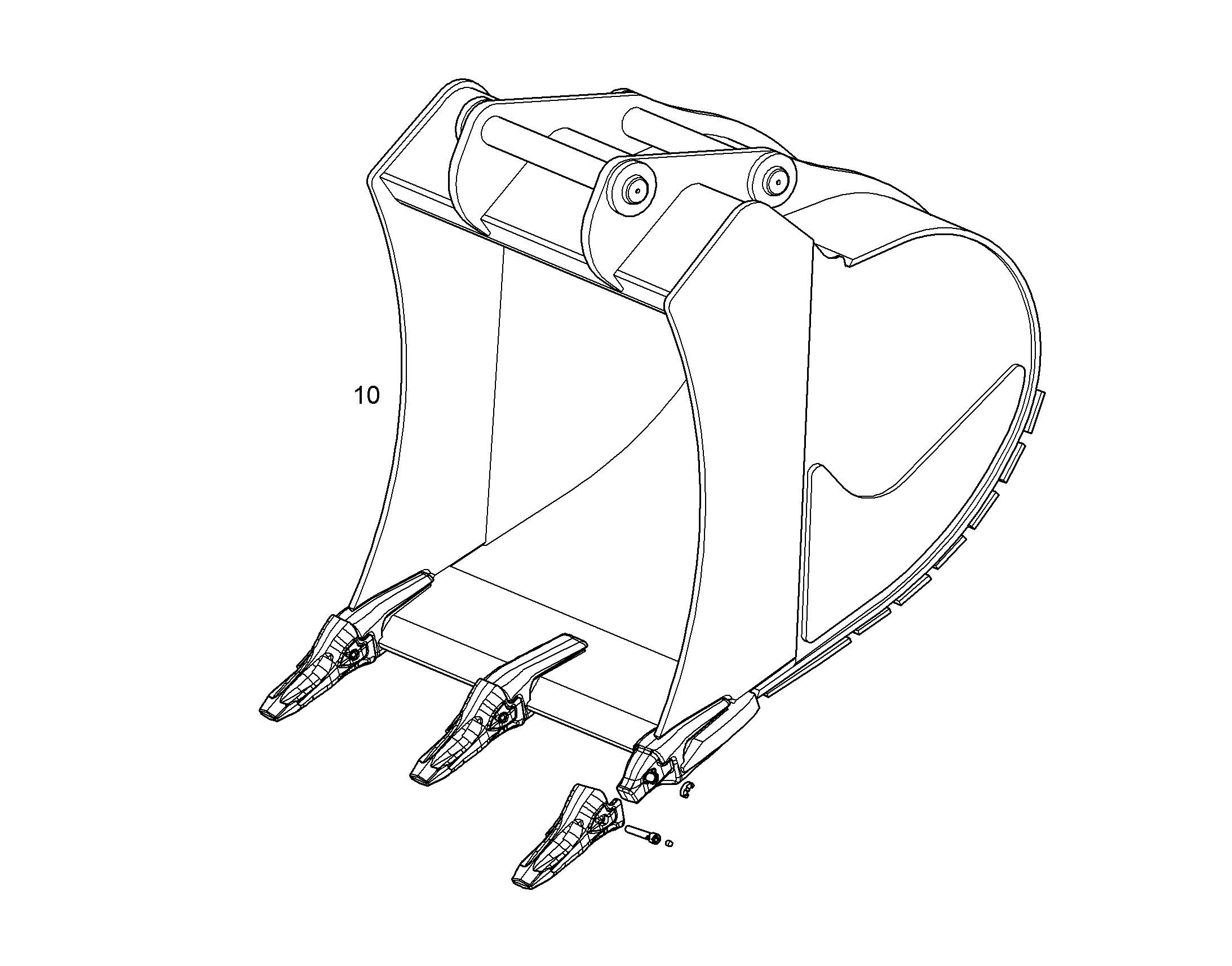 ЛОПАТА ОБРАТНАЯ HDL 10858537 LIEBHERR