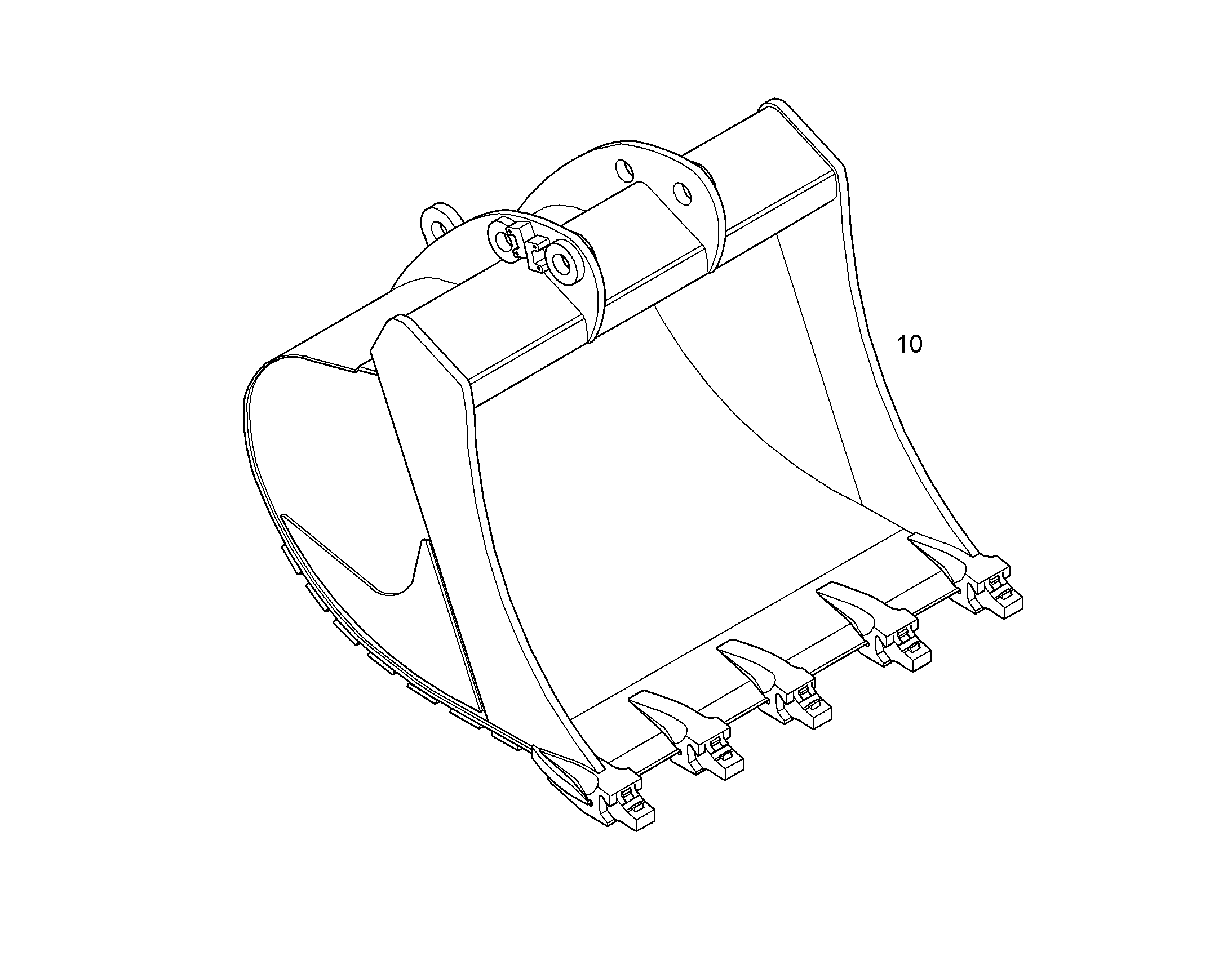 ЛОПАТА ОБРАТНАЯ HDL 10858210 LIEBHERR