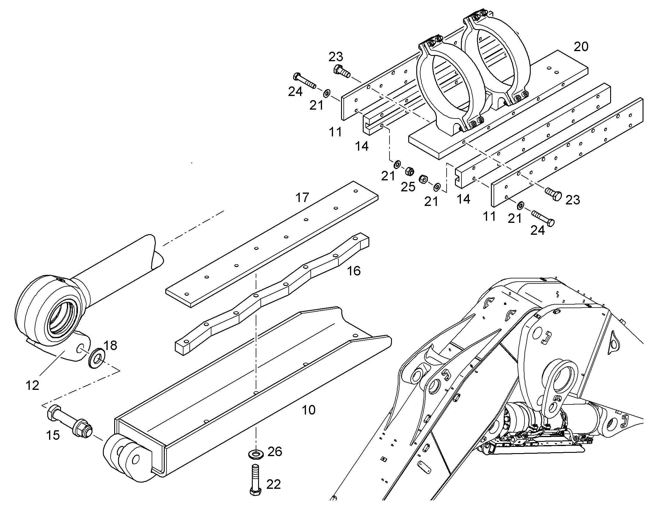 ЗАЩИТА 10855203 LIEBHERR