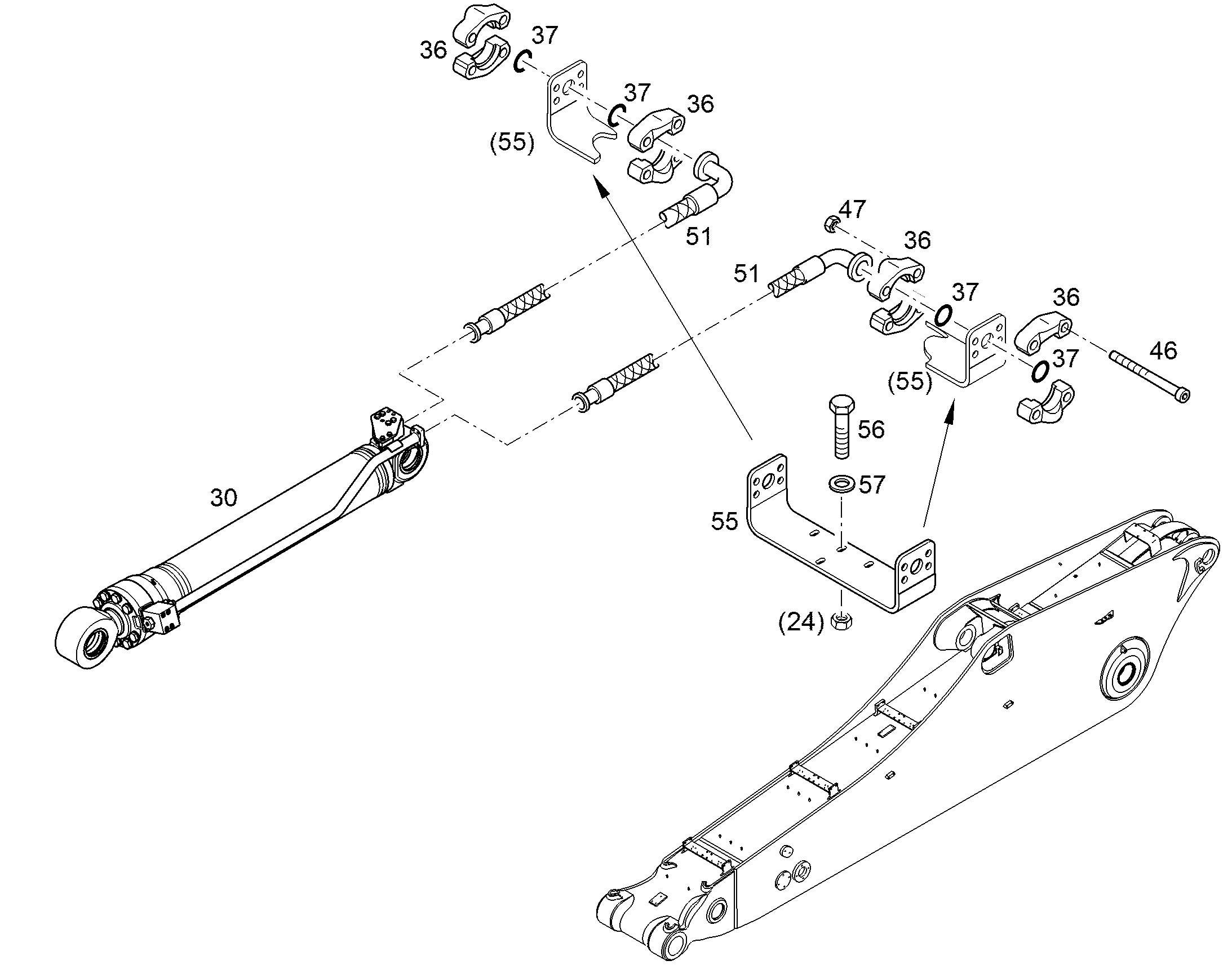 ГИДРОСХЕМА R 976 10854872 LIEBHERR