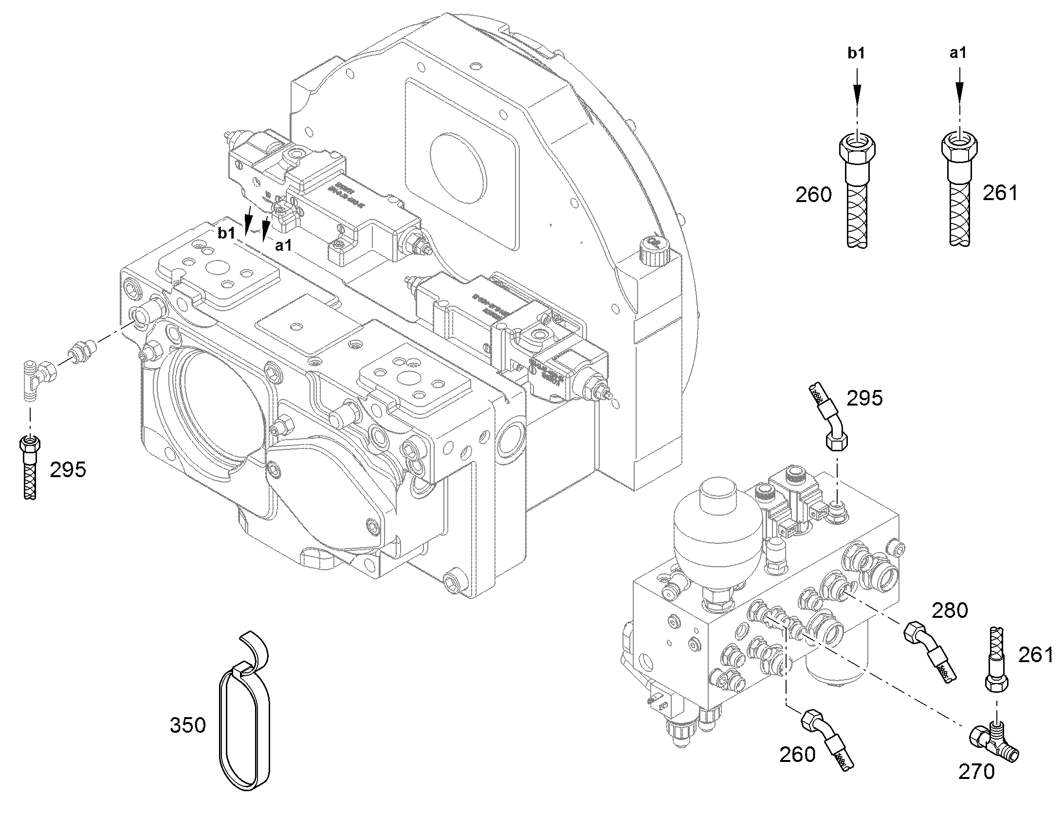 ШЛАНГ 8X510 10038741 LIEBHERR
