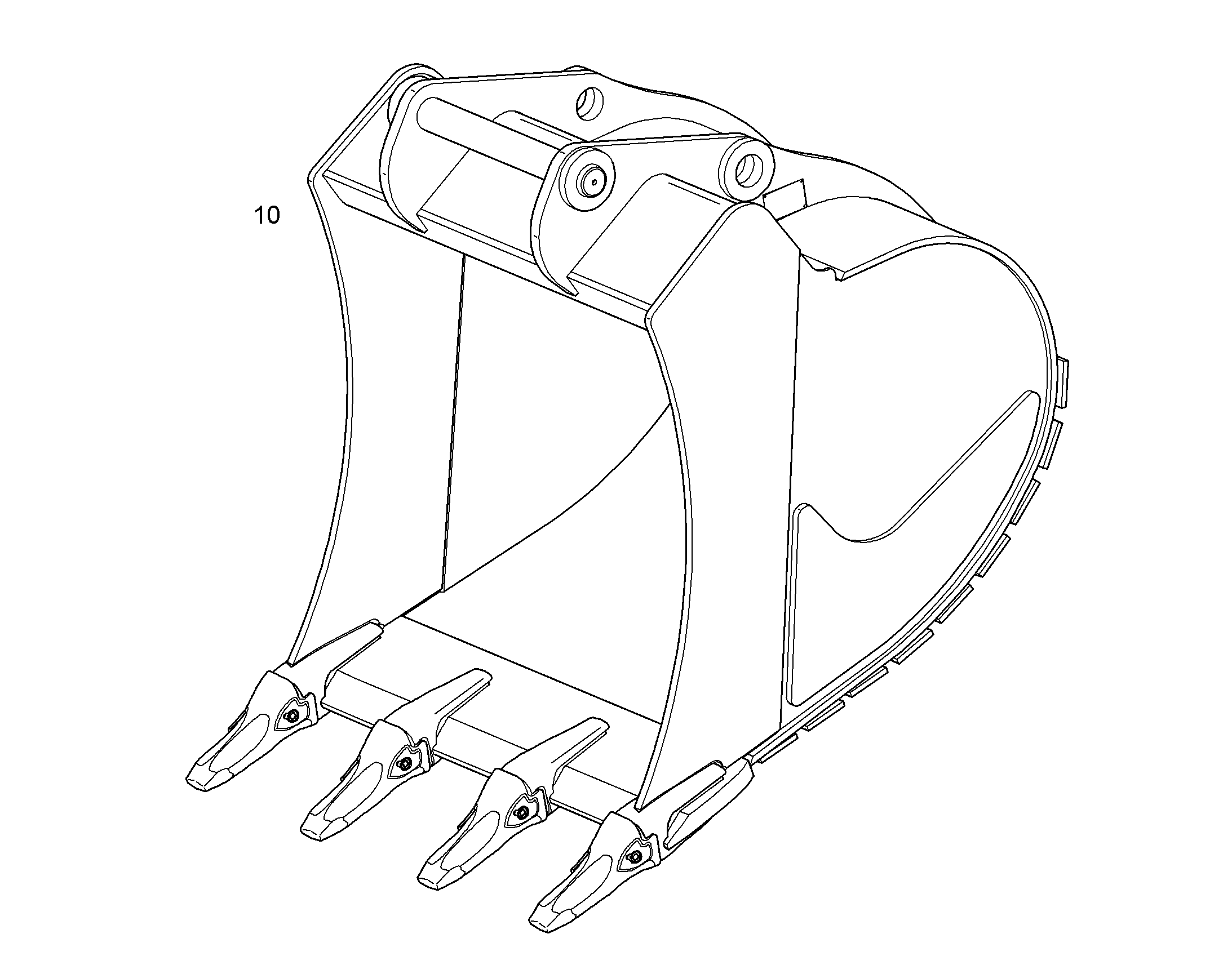 ЛОПАТА ОБРАТНАЯ 10858763 LIEBHERR