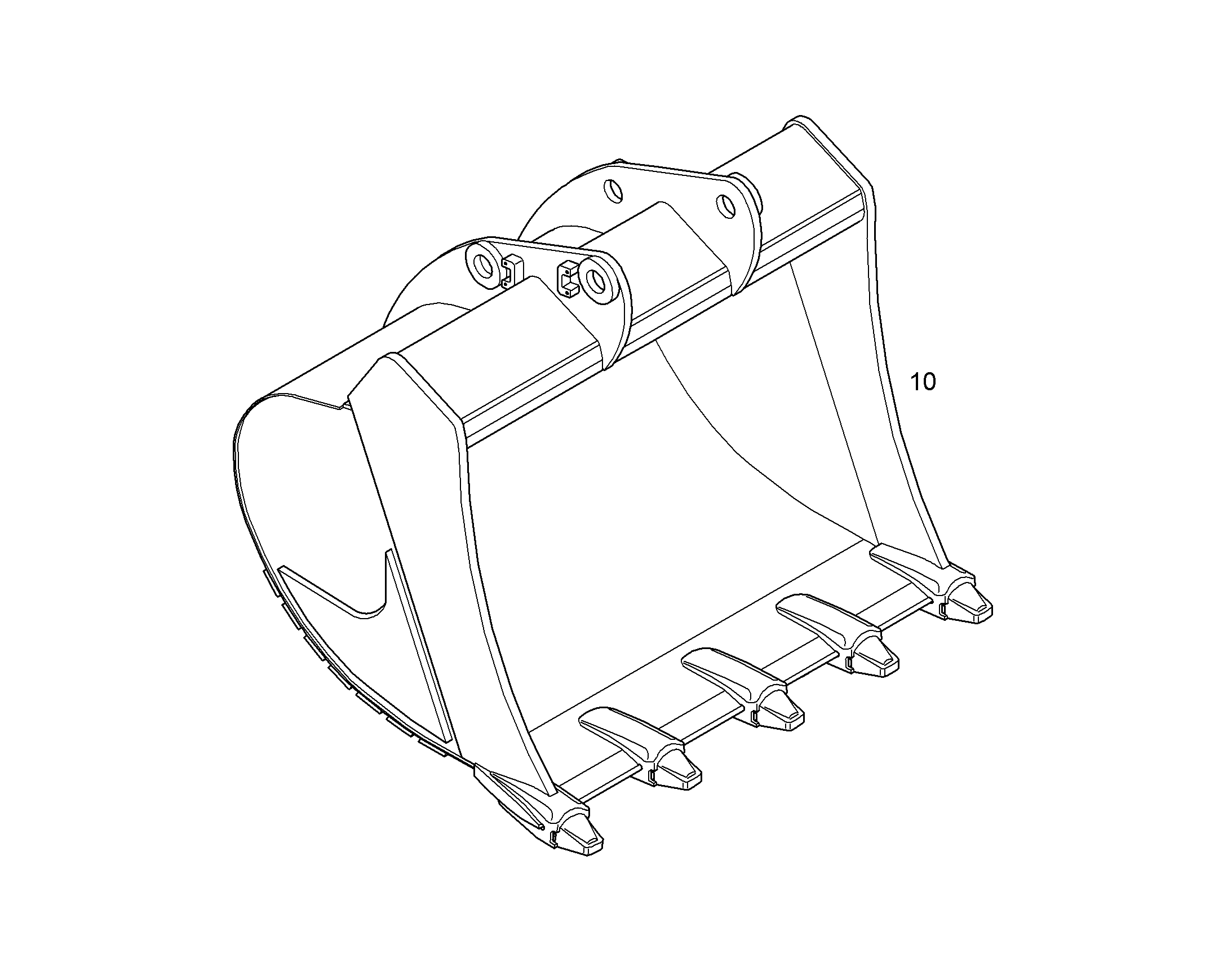 ЛОПАТА ОБРАТНАЯ 10858486 LIEBHERR