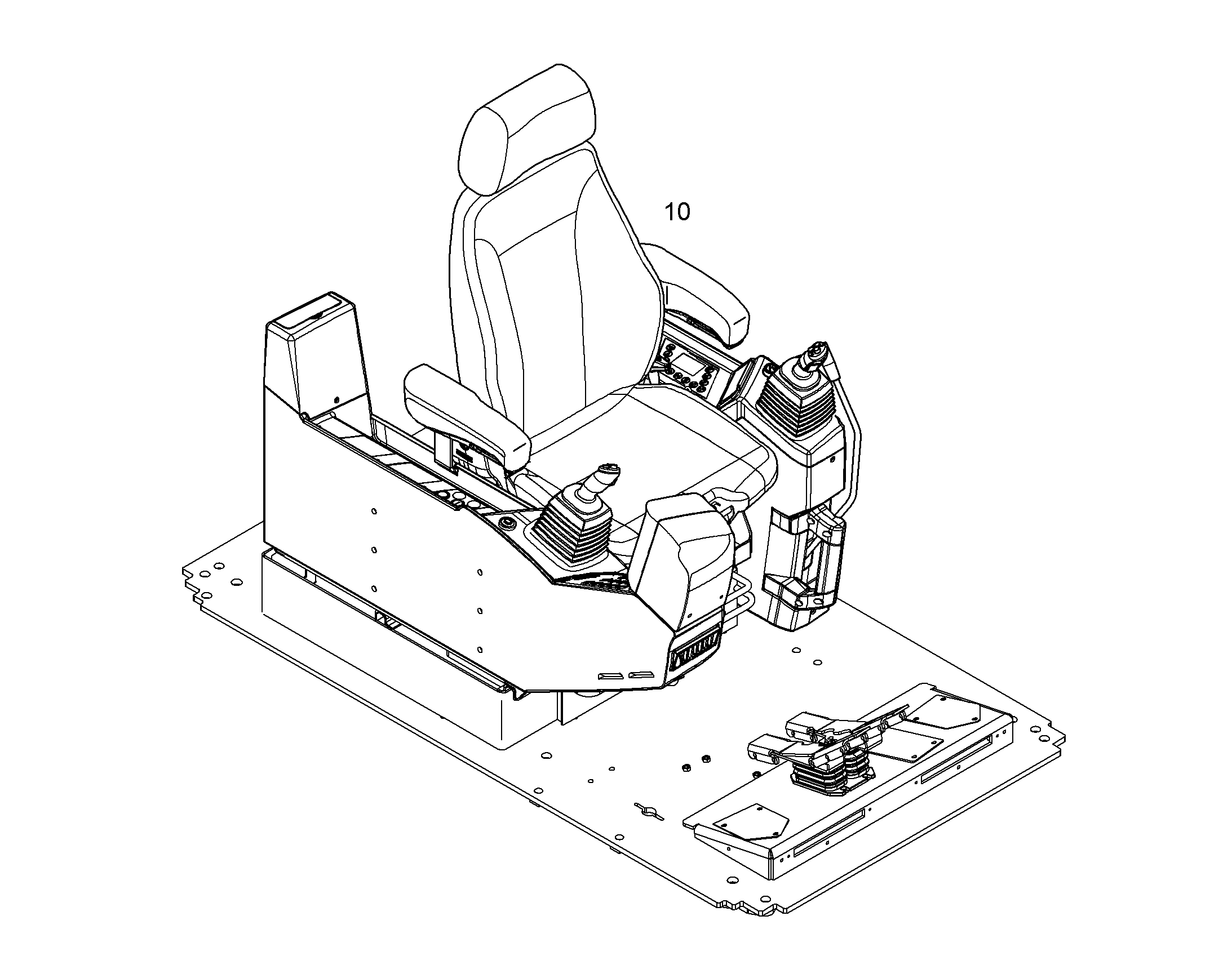 ПОДЛОК. НЕЗАВИСИМЫЕ ОТ СИД. 10854027 LIEBHERR