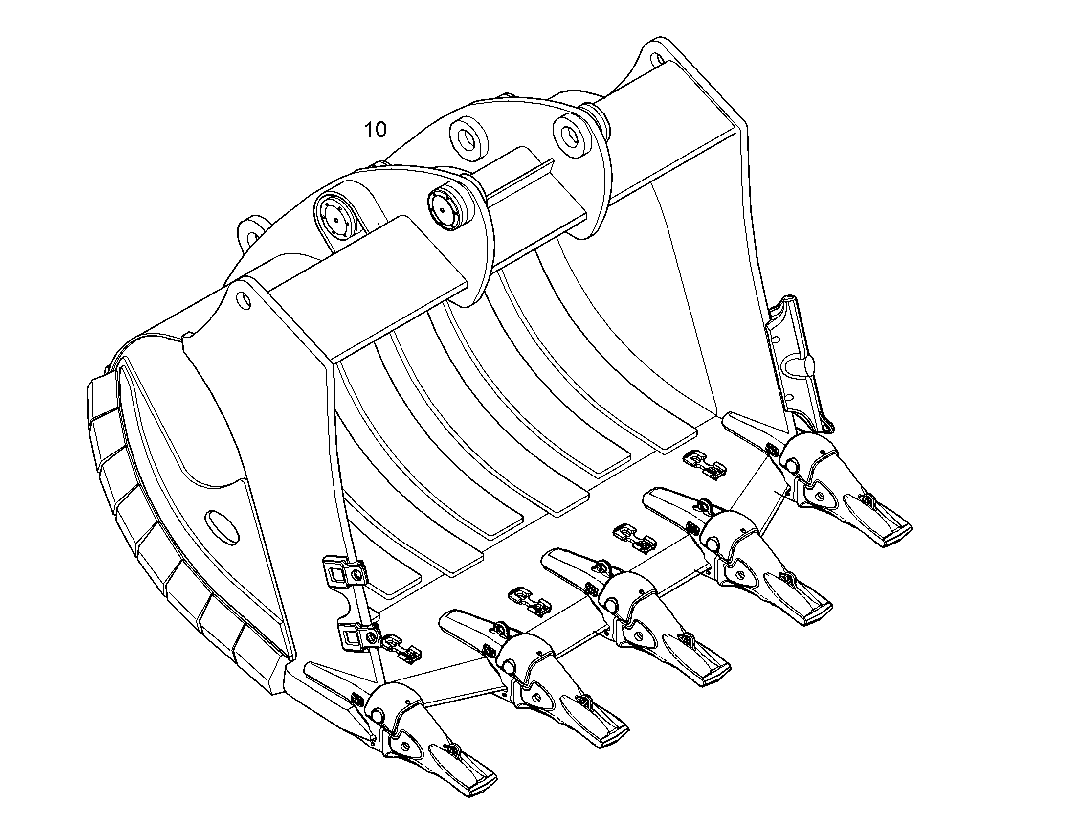 ЛОПАТА ОБРАТНАЯ HDV 10853335 LIEBHERR