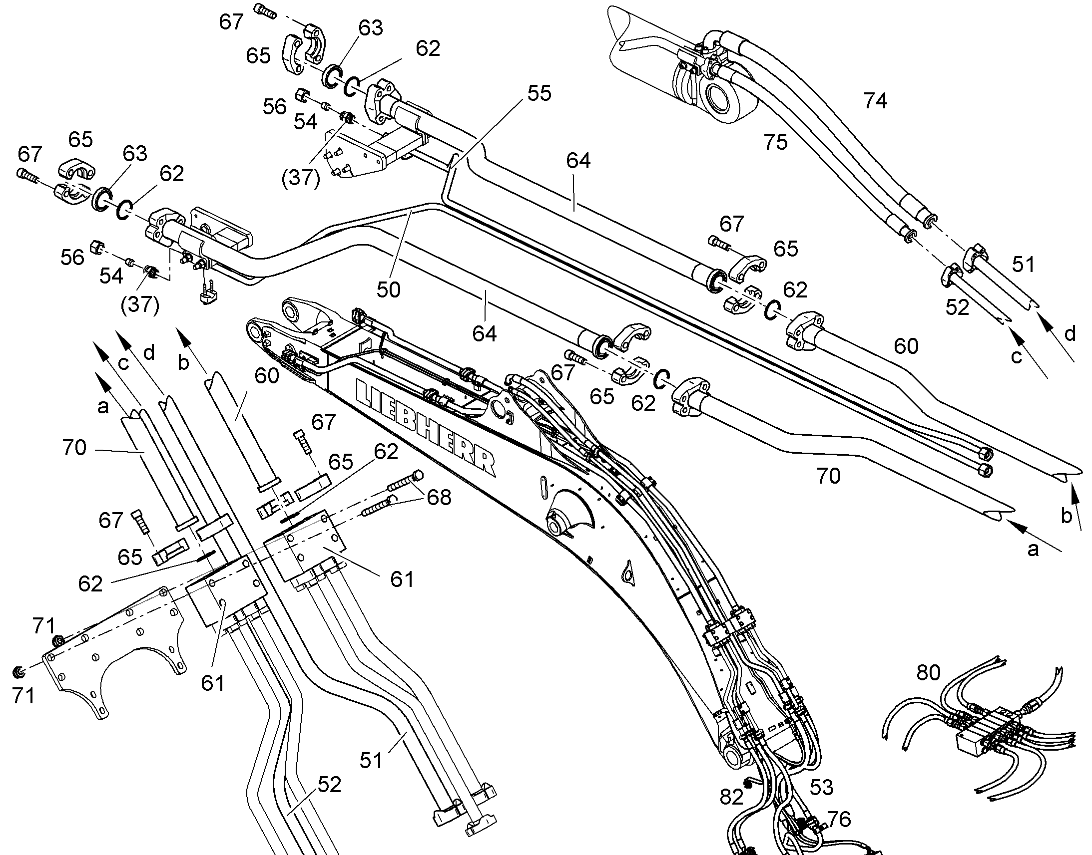 ГИДРАВЛИЧЕСКАЯ СИСТЕМА 10860551 LIEBHERR