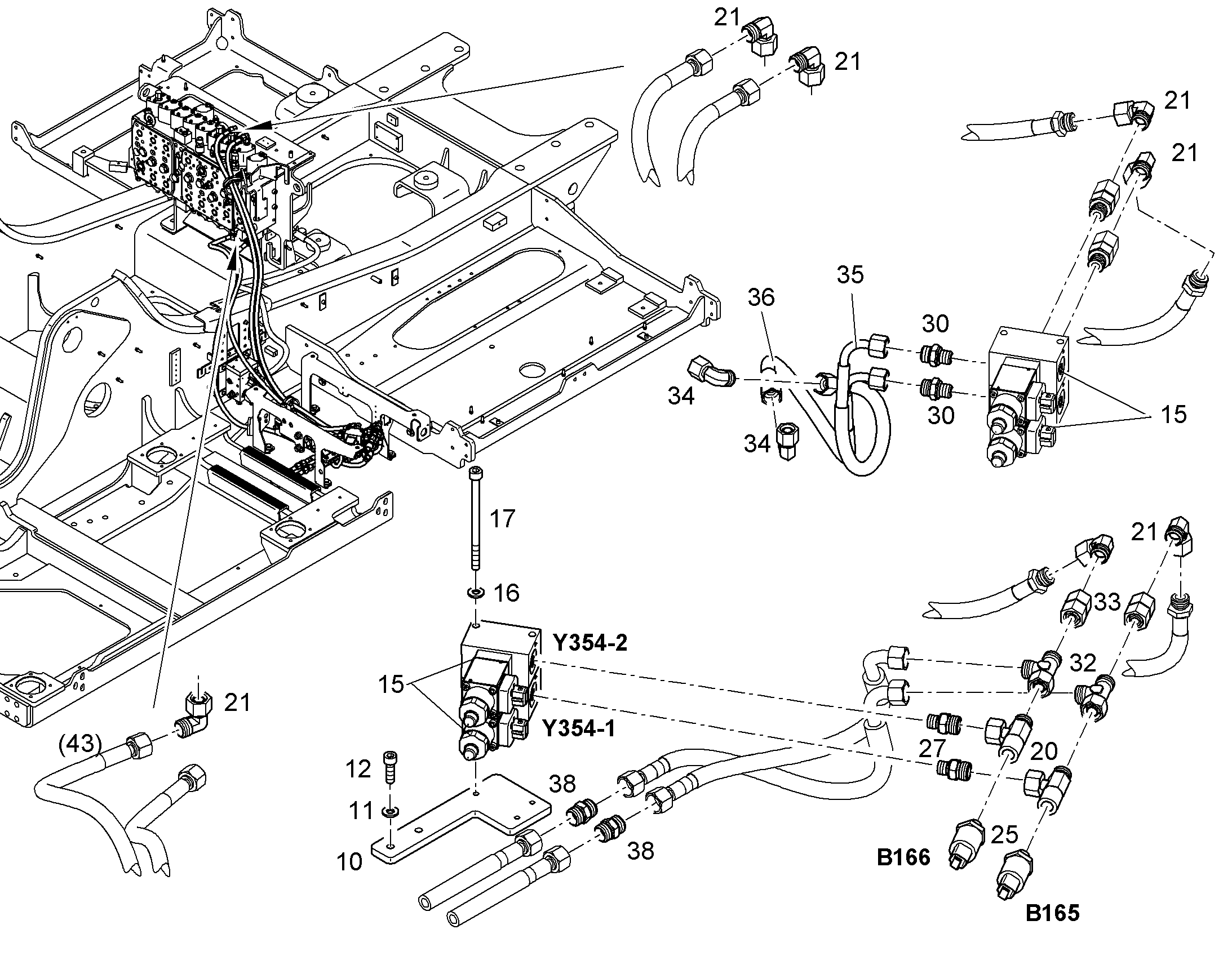 КОНСОЛЬ 10859039 LIEBHERR