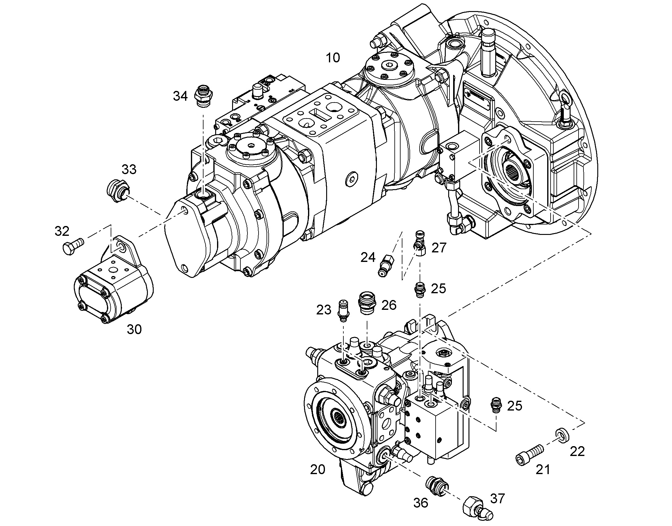 АГРЕГАТ МНОГОКОНТУРНЫЙ 10121996 LIEBHERR