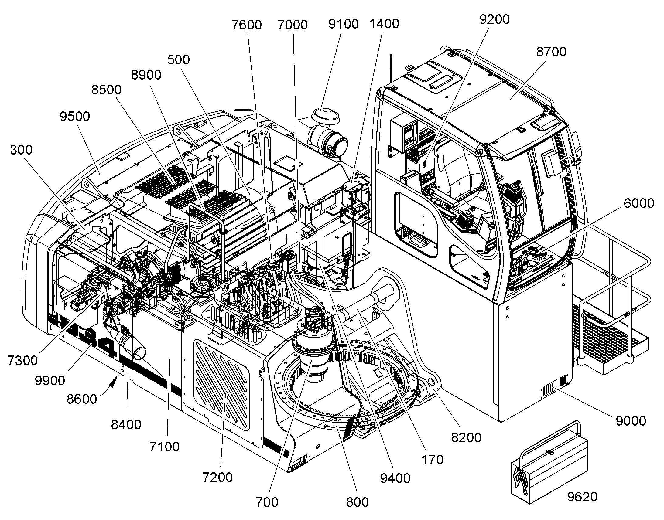 ПОВОРОТНАЯ ПЛАТФОРМА 10404267 LIEBHERR